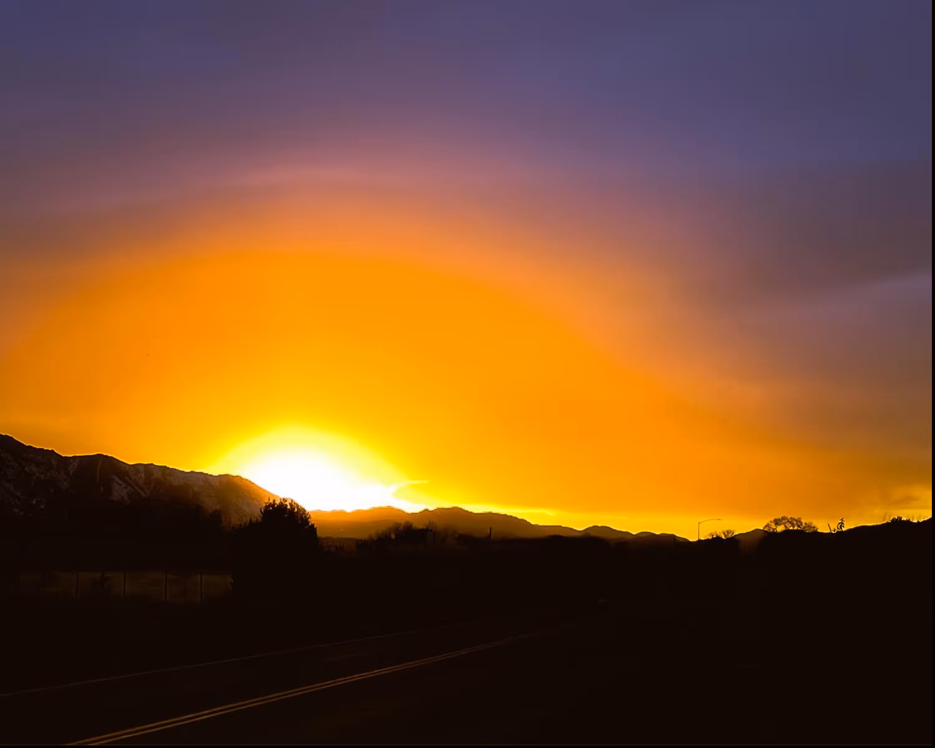 February Sunset