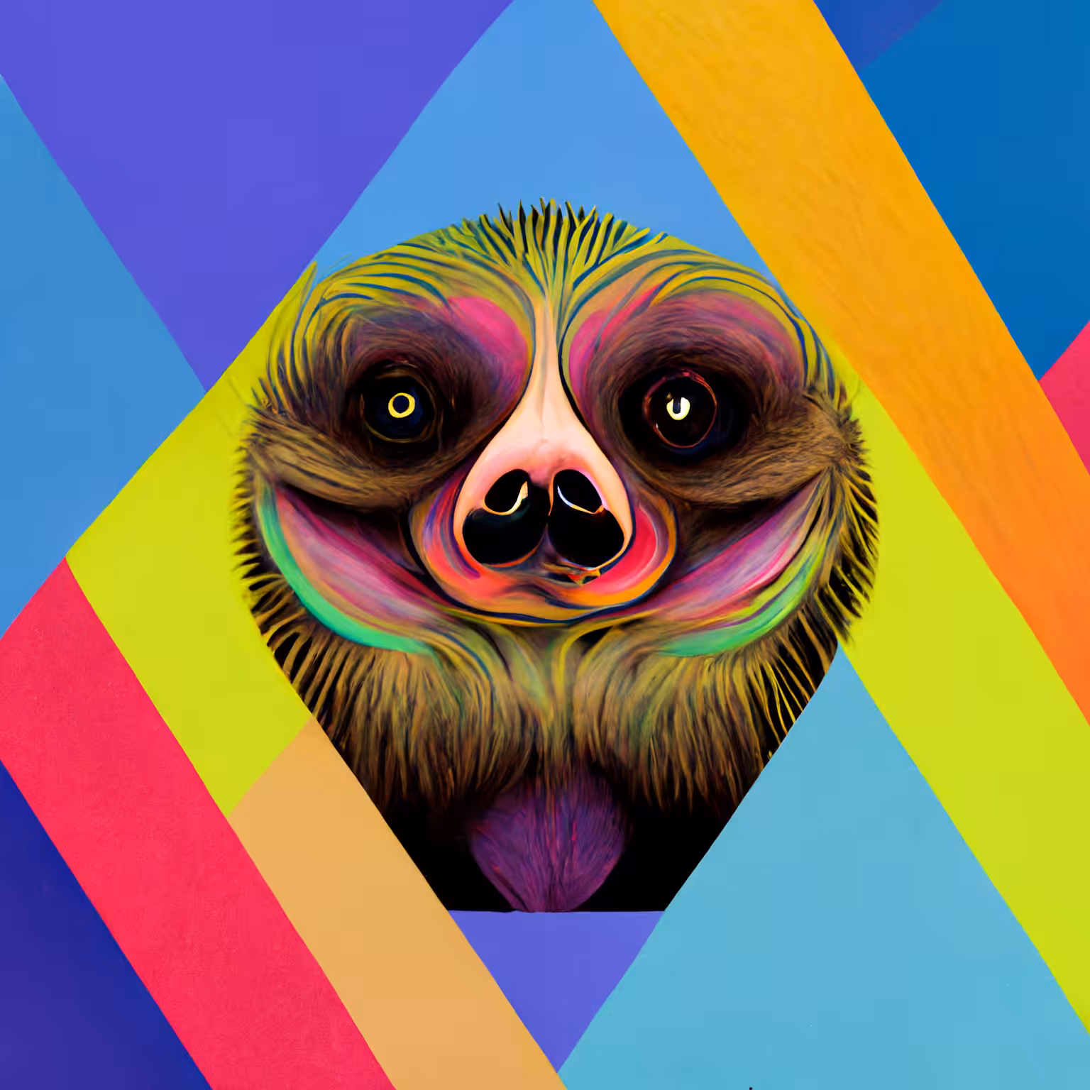 Psychedelic Sloth 18