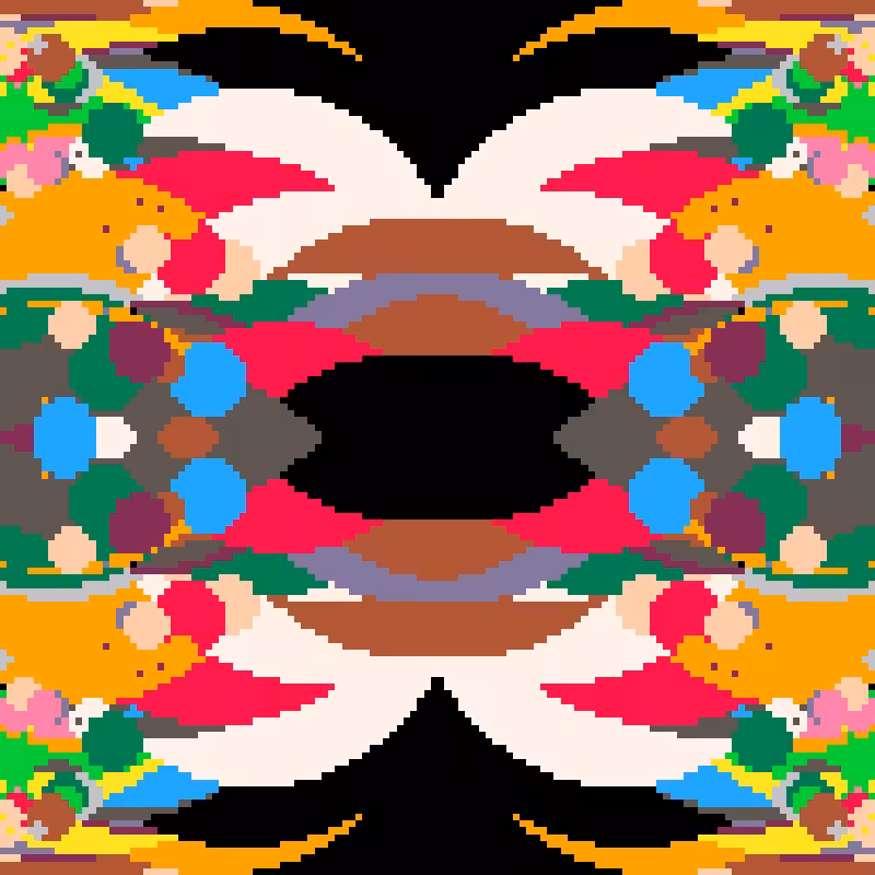 Rapid Psychedelic Inkblot Test Generator #32