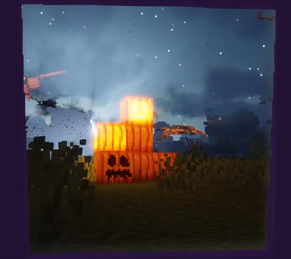 mineframe, henhalloween