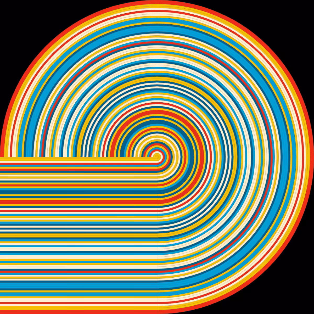 Generative circle & line#03