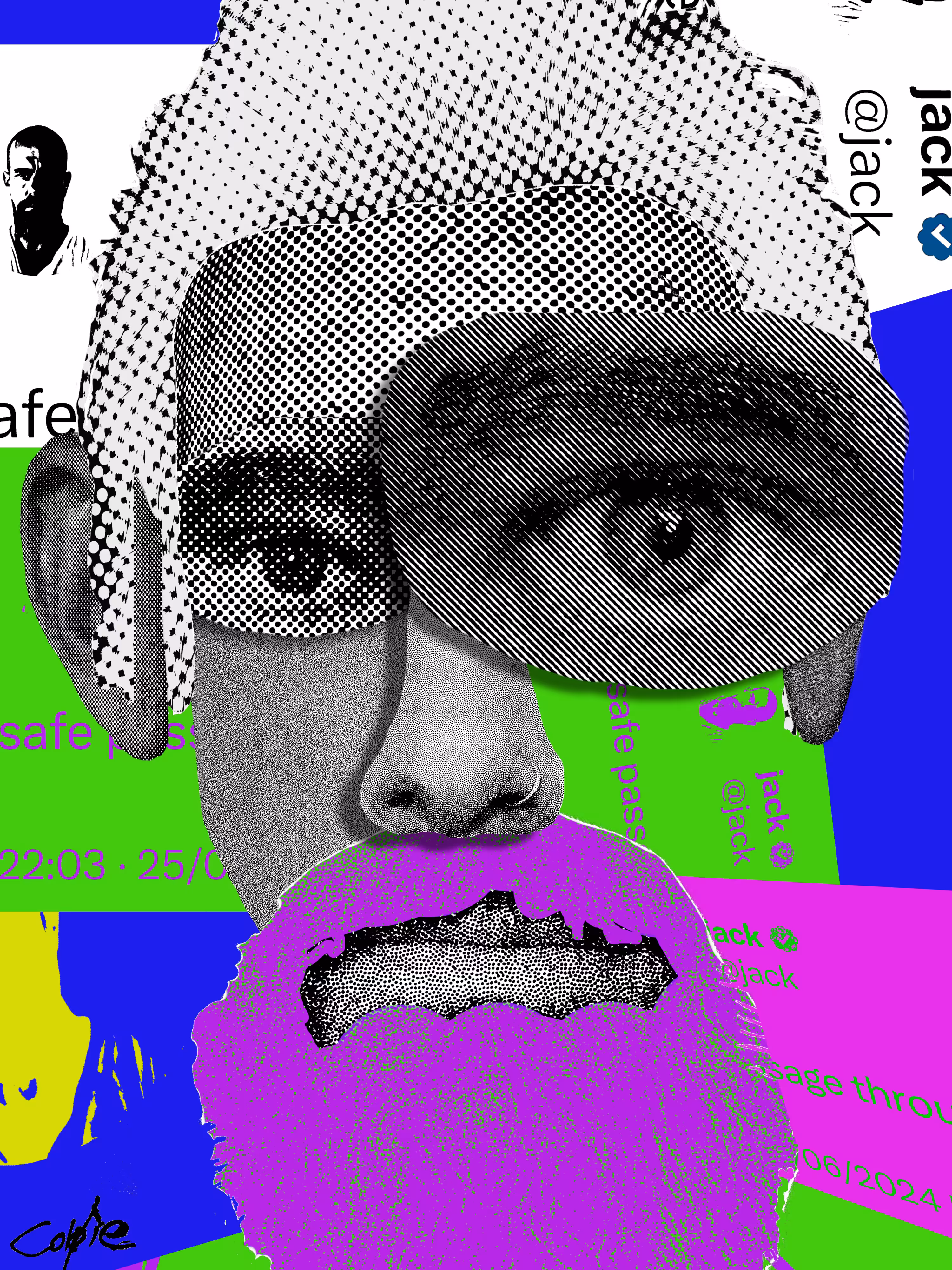 Jack Dorsey - Decentral Eyes - Safe Passage Variant - 9/240