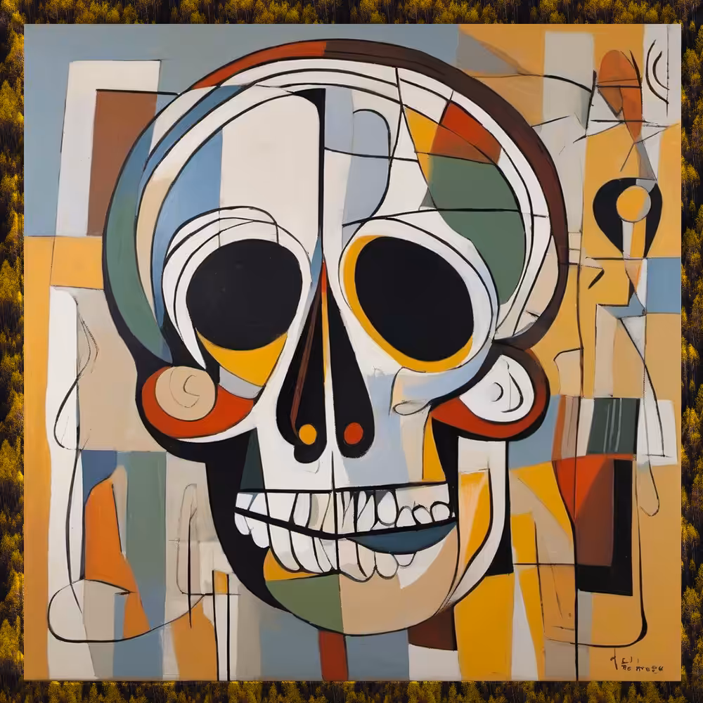 skull picasso #2