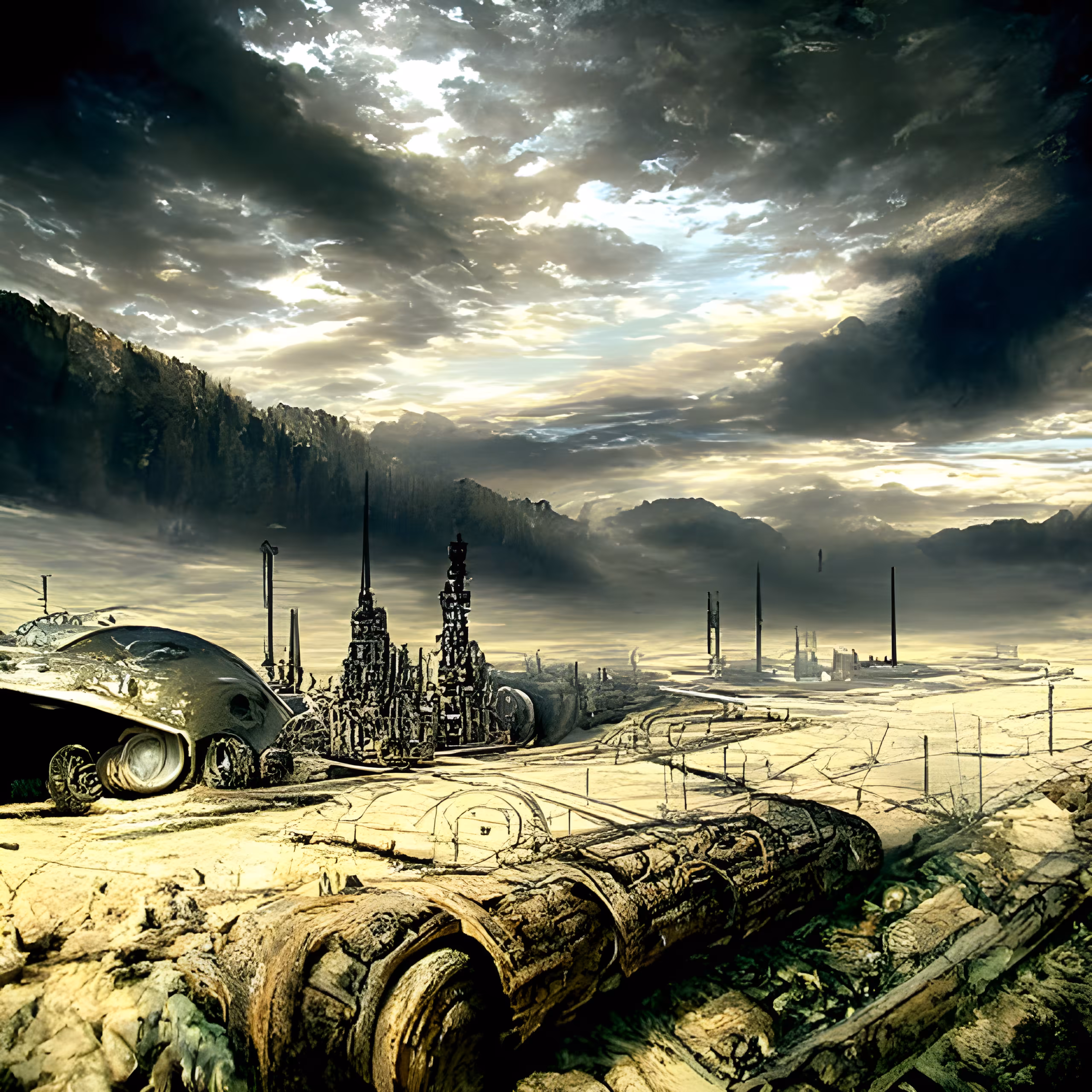 Dead City Within The Desert