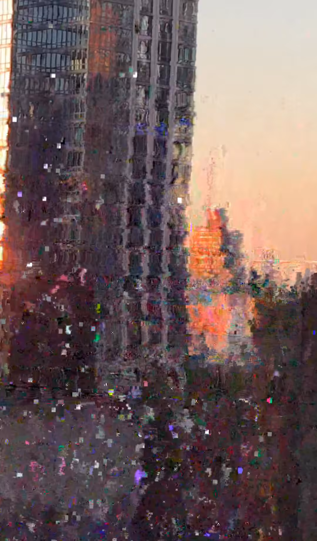 Disintegrating View of New York