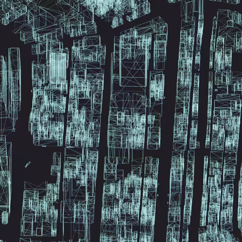 Wireframe City: Tokyo Shibuya #69