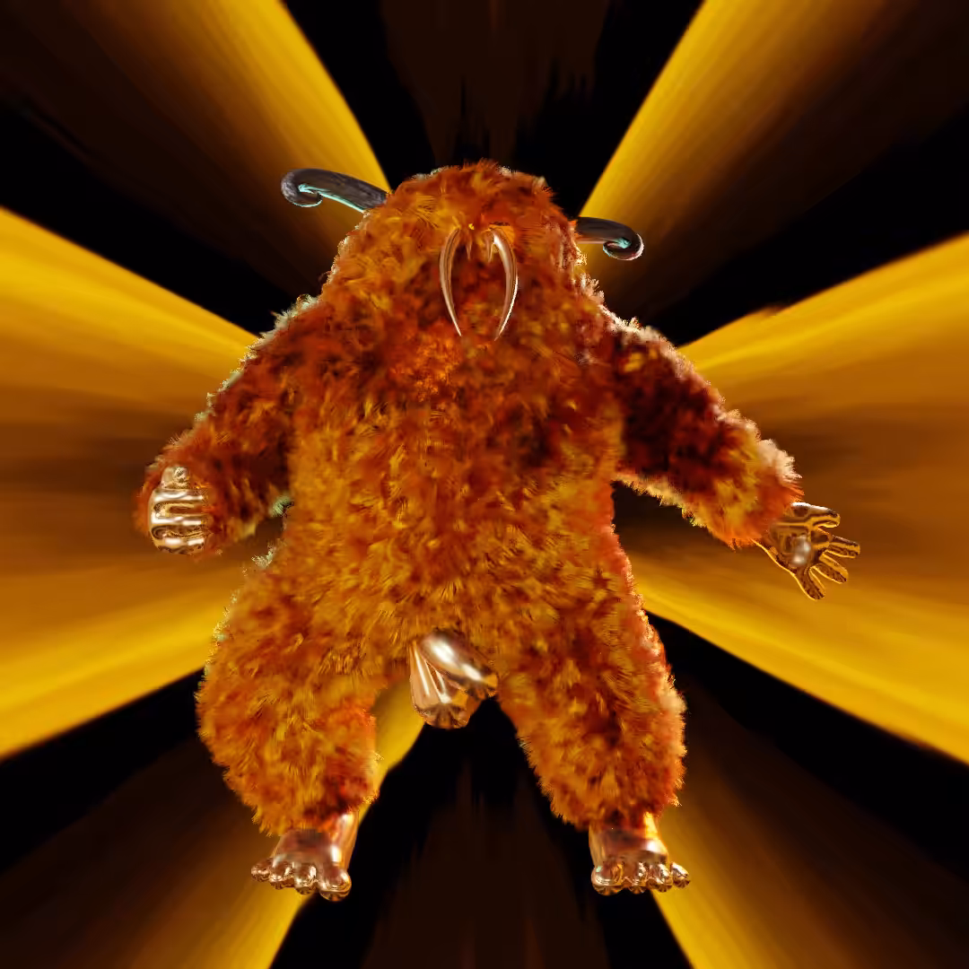Cryptid 1 - MegaBeast in orange