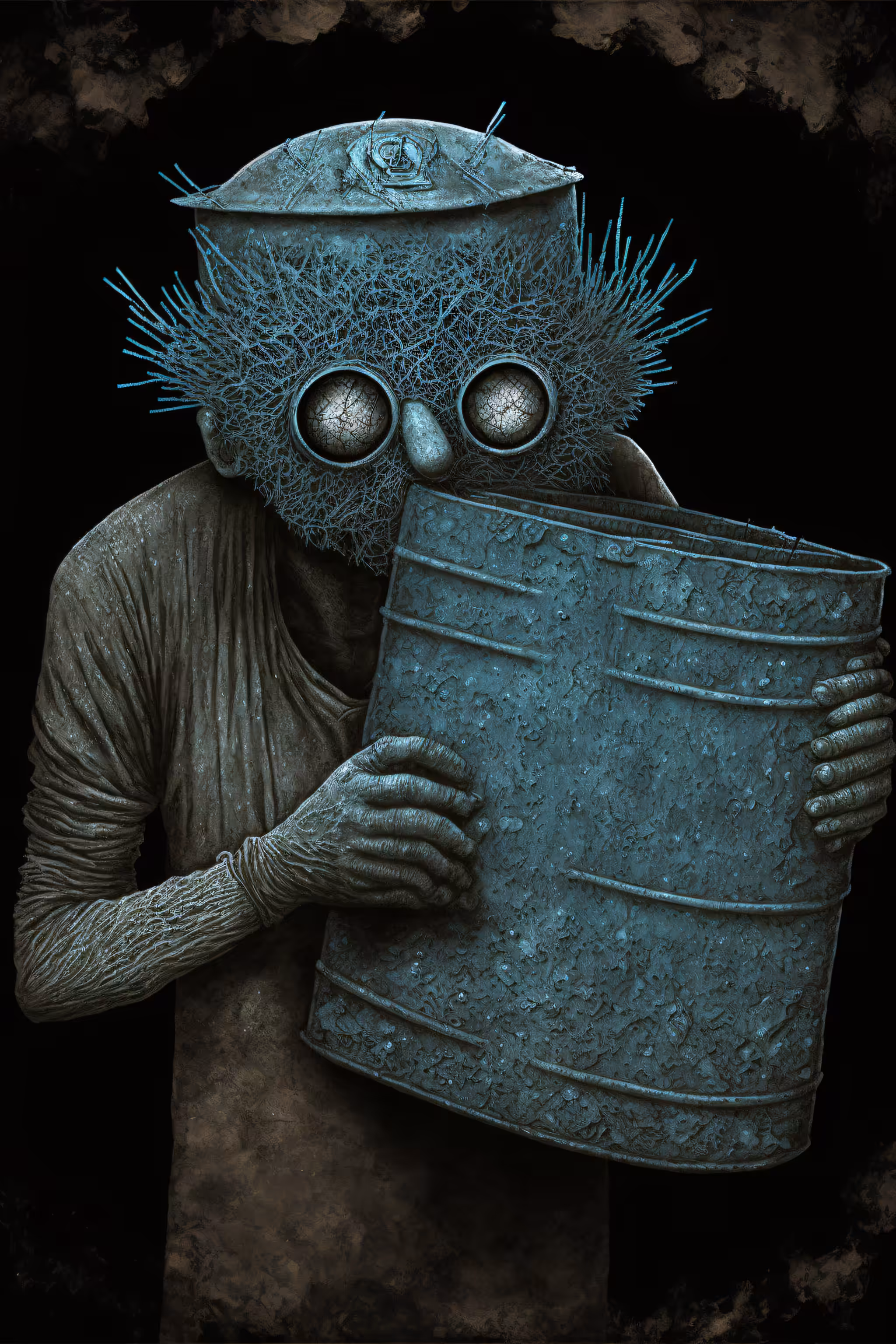 Shy trashman