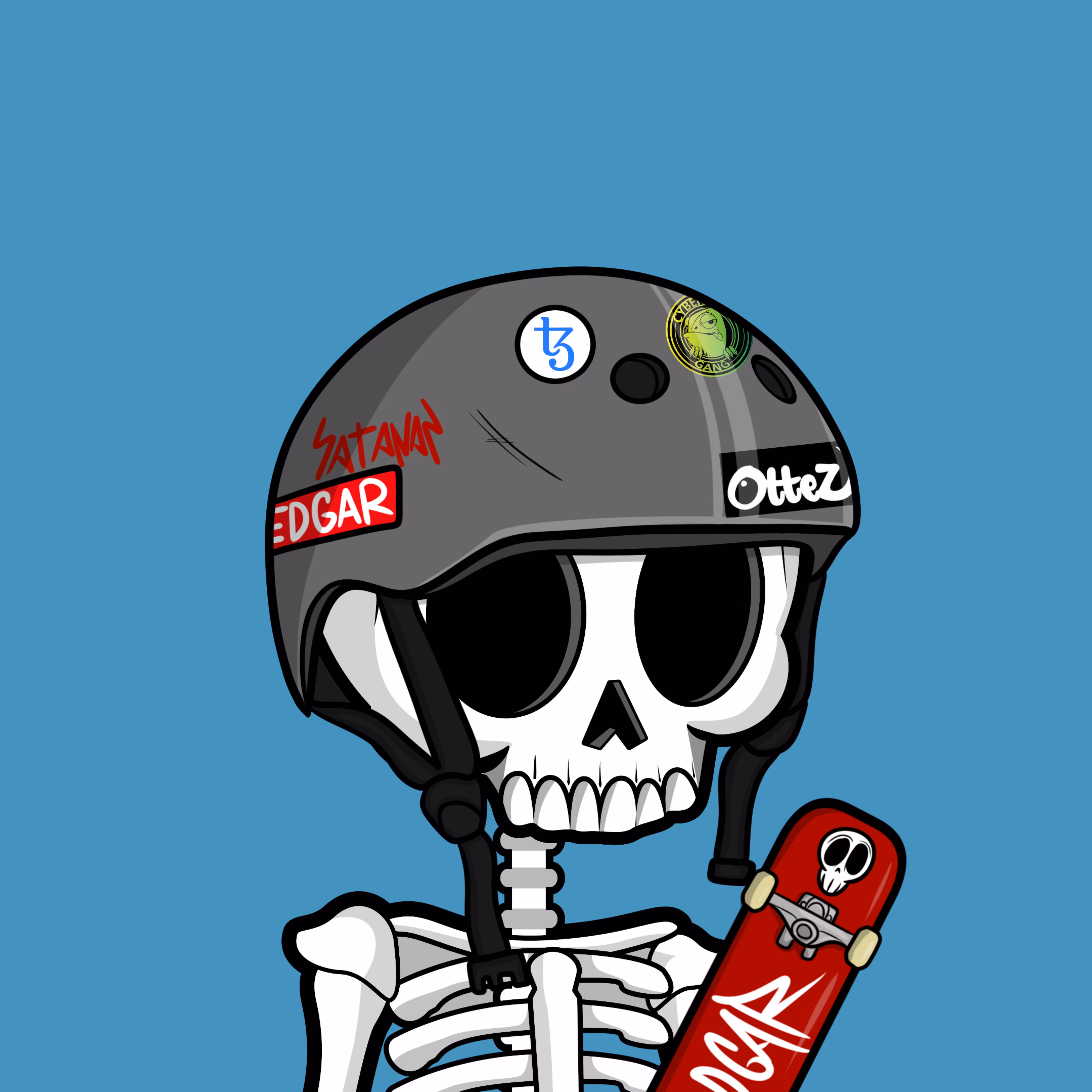 Edgar The Skeleton - SK8 #442