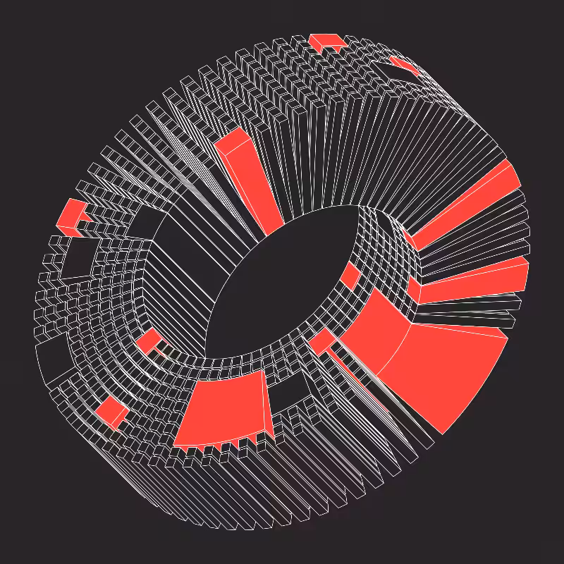 Ex Mobius (Neon Red) #21