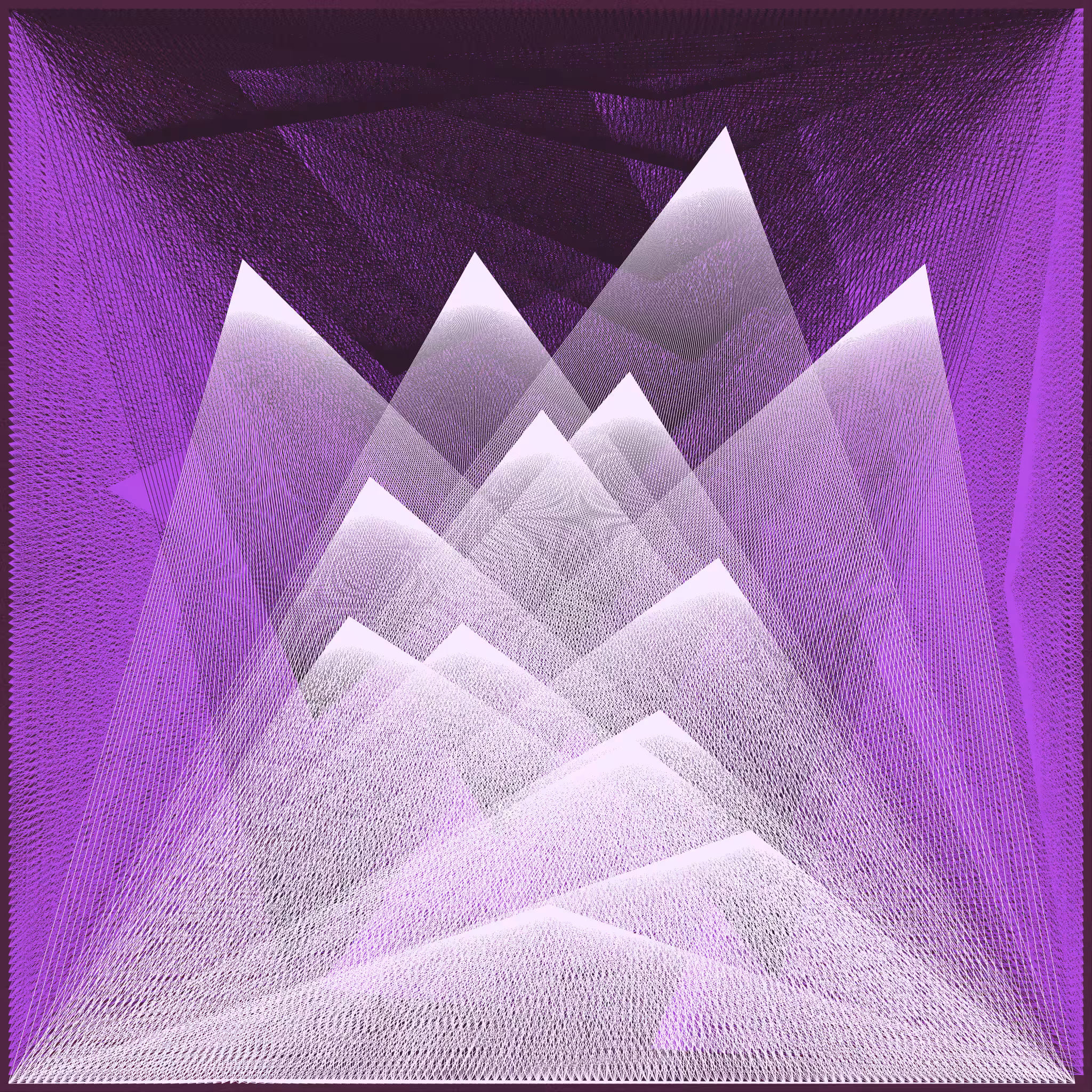 Threaded Peaks No. 12