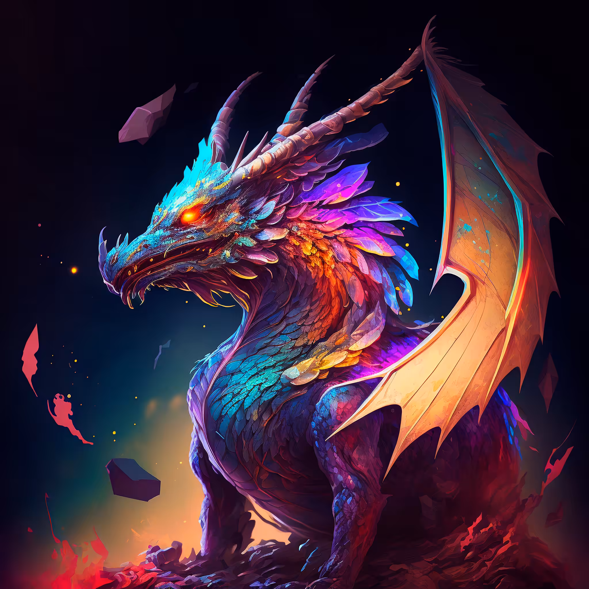 Crystal Scale Dragon