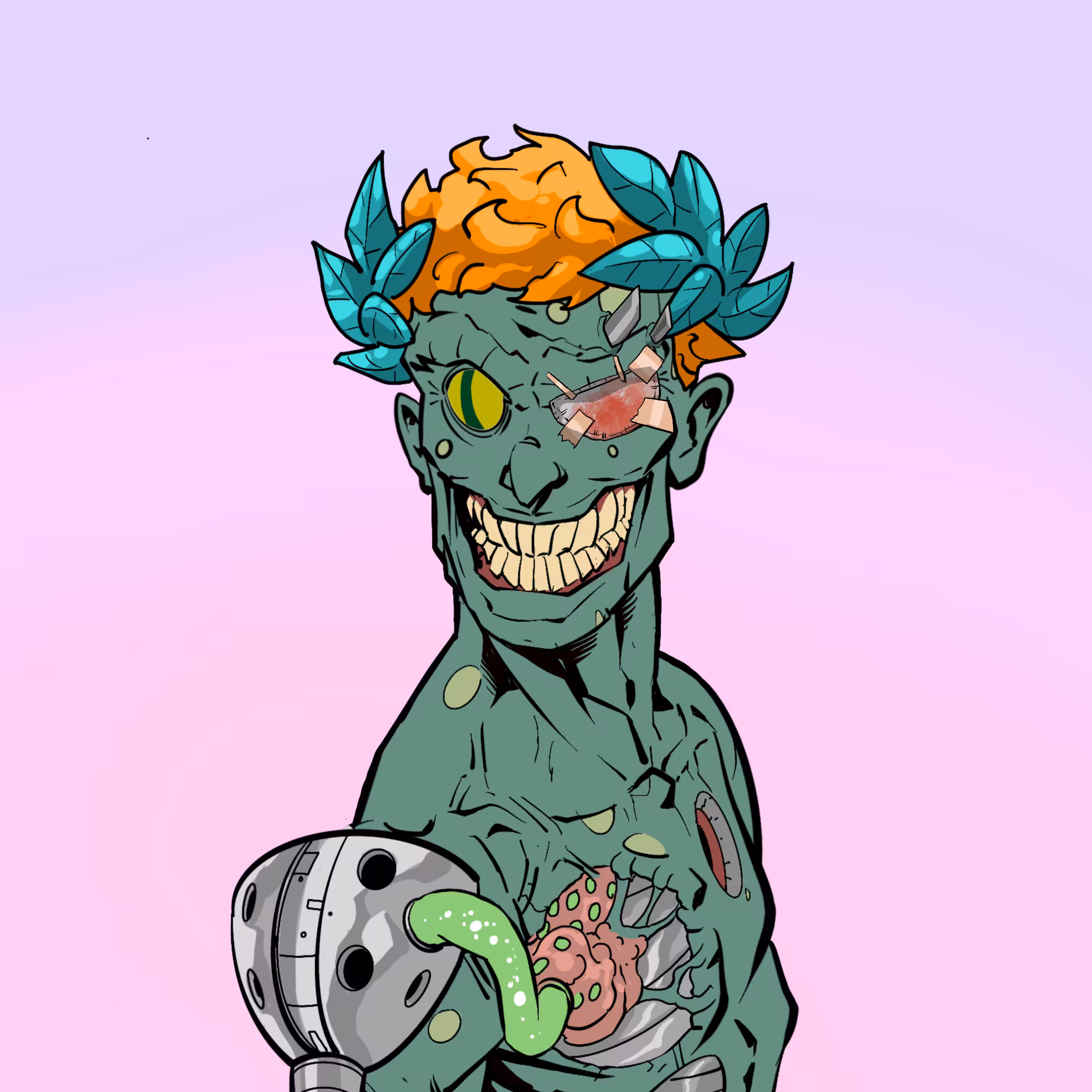 GlieseZombiesPFPs: GlieseZombiePFP #3196