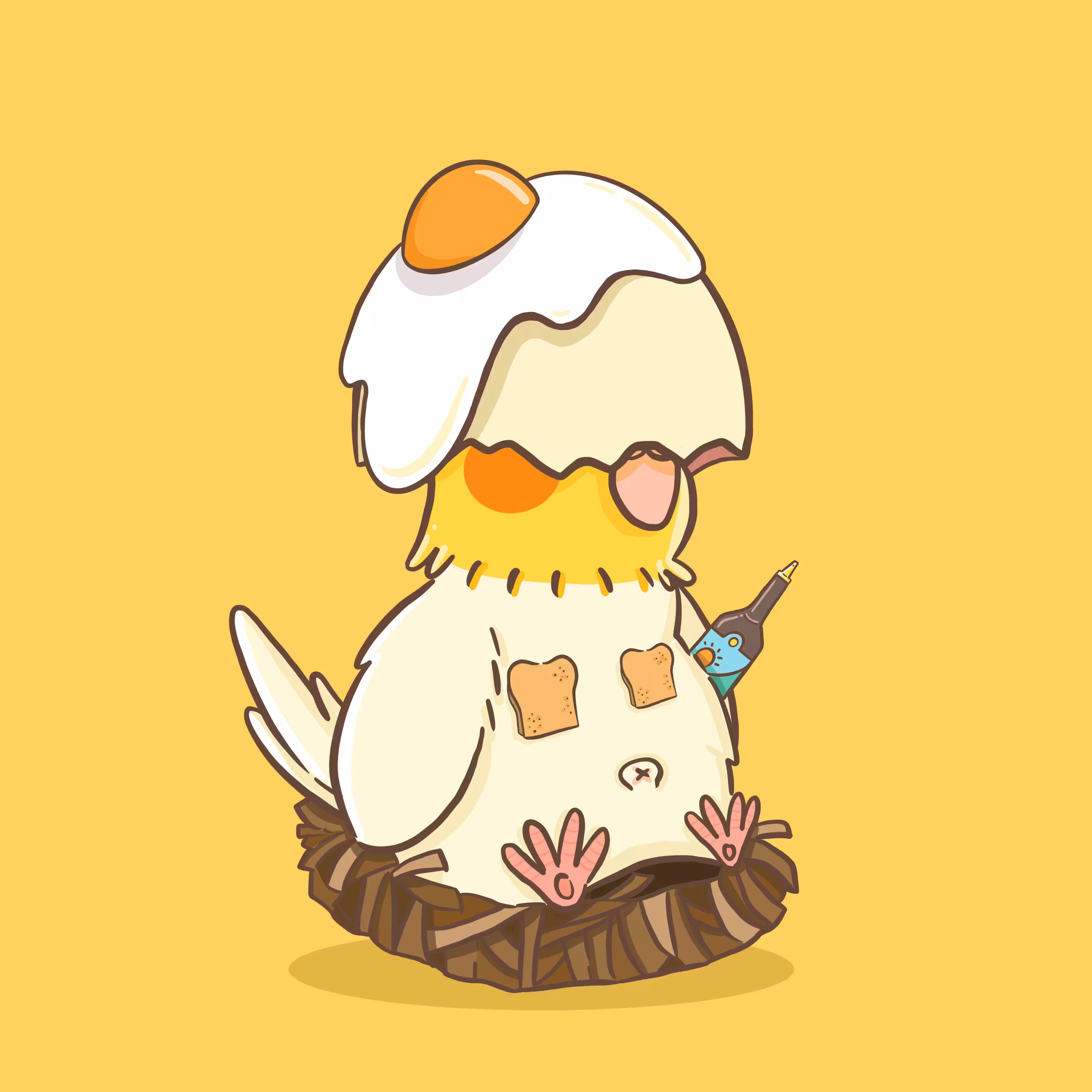 #4 Born to be a fried egg