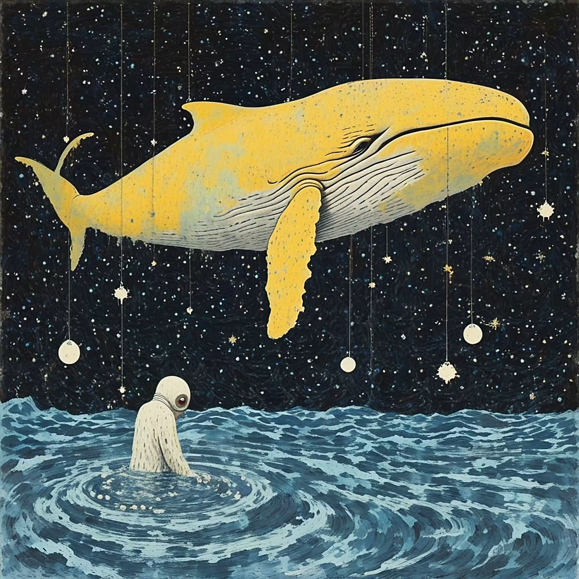 Oleg Gant Art: Piter not my friend: The Yellow Whale Came for Me