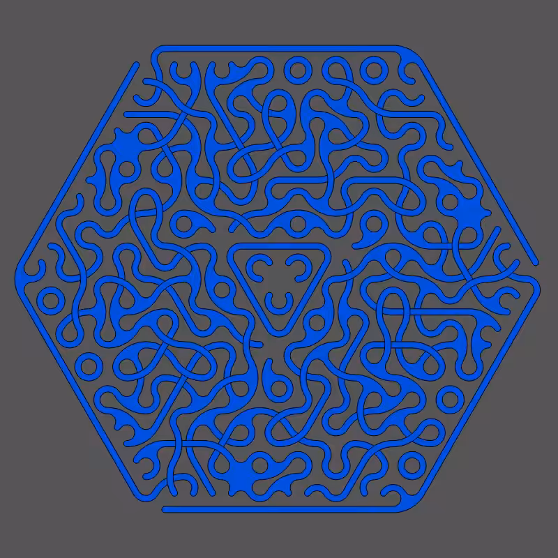 Threefold Symmetry - Dark Variations #398