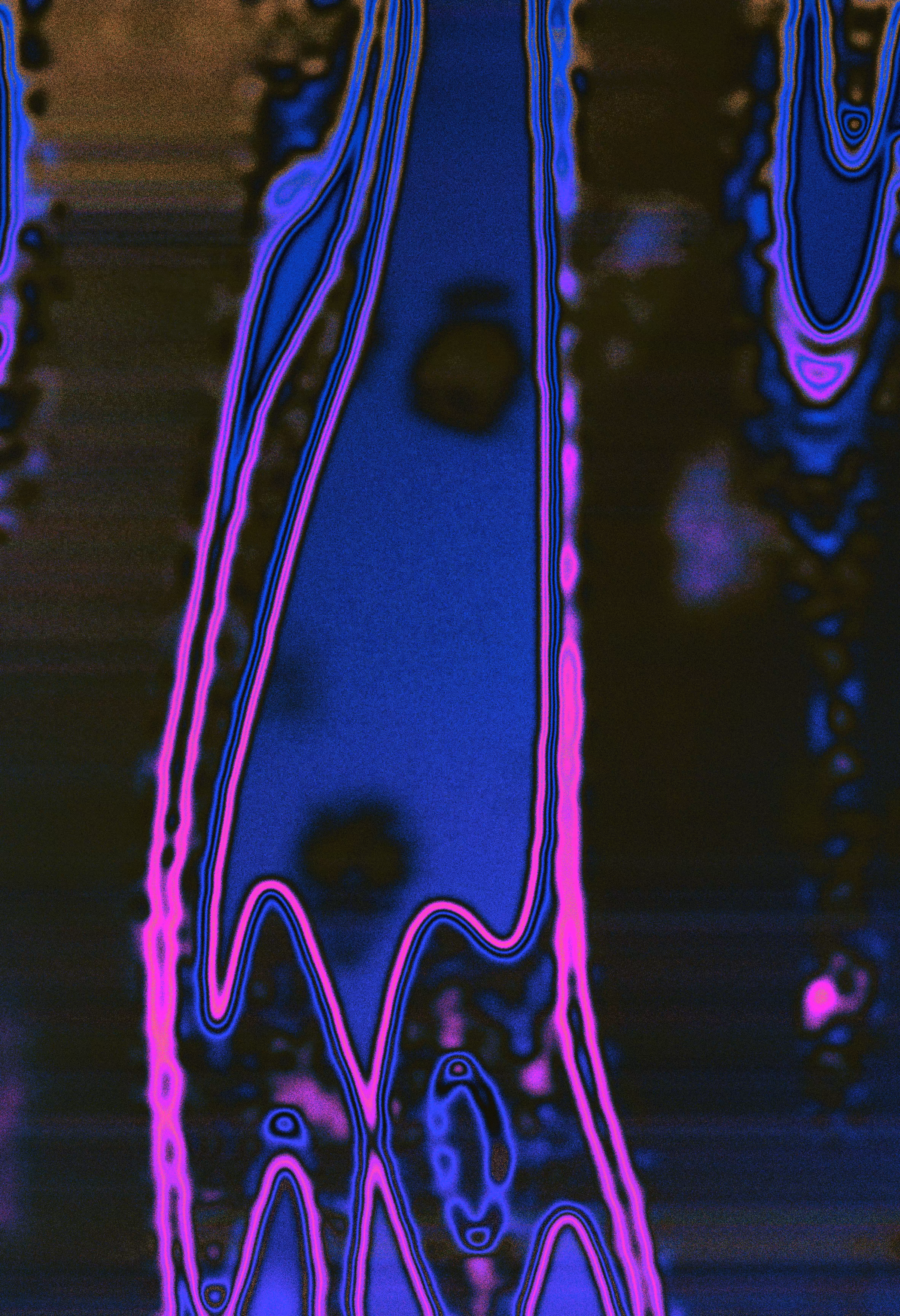 the liquid purple around me...