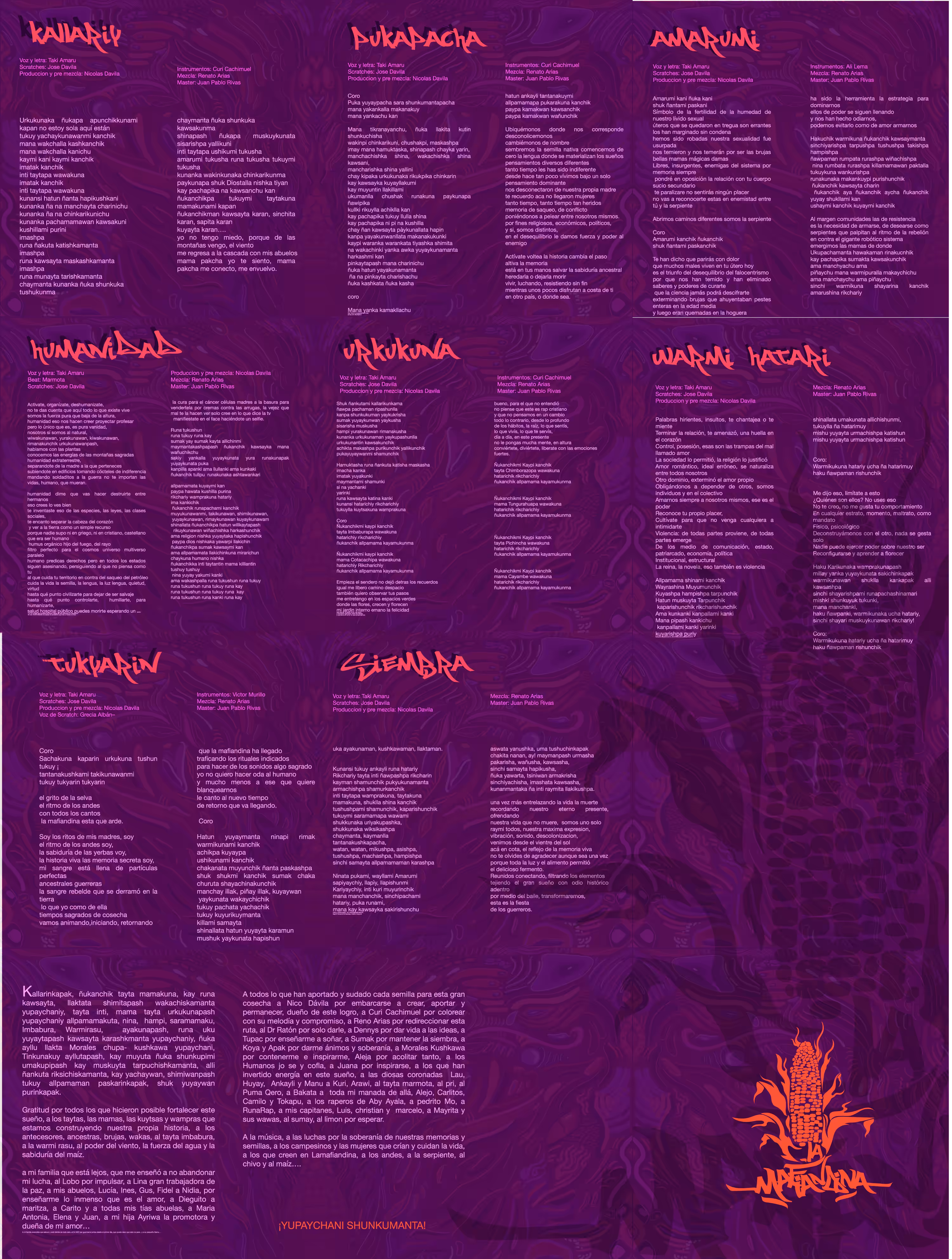 Cancionero - PUKAPACHA