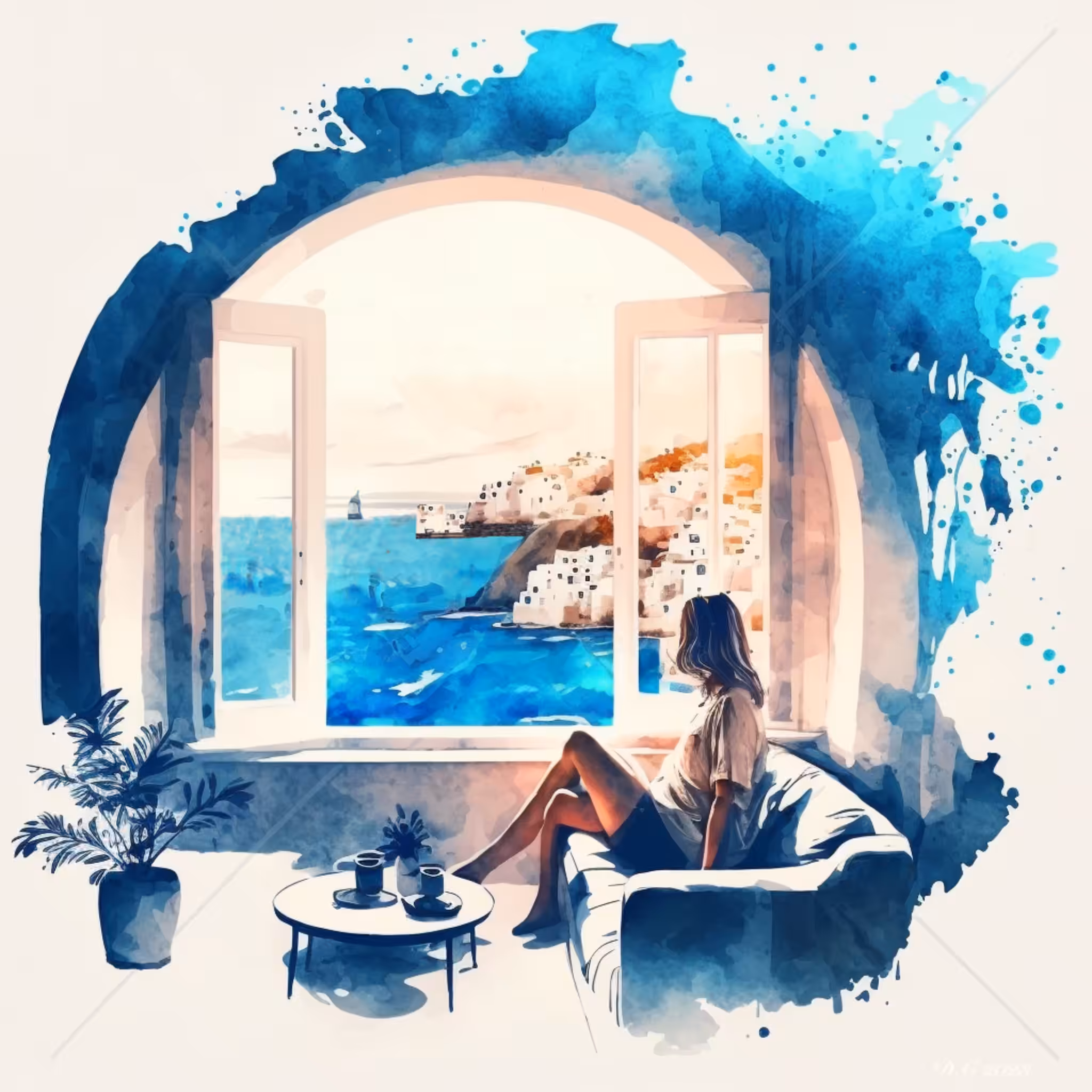 Santorini, Grecia