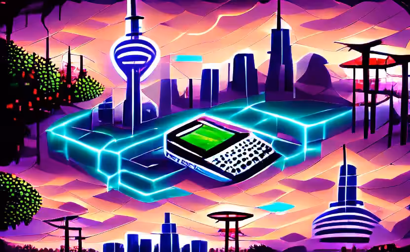 Cyberpunk Landscape 17