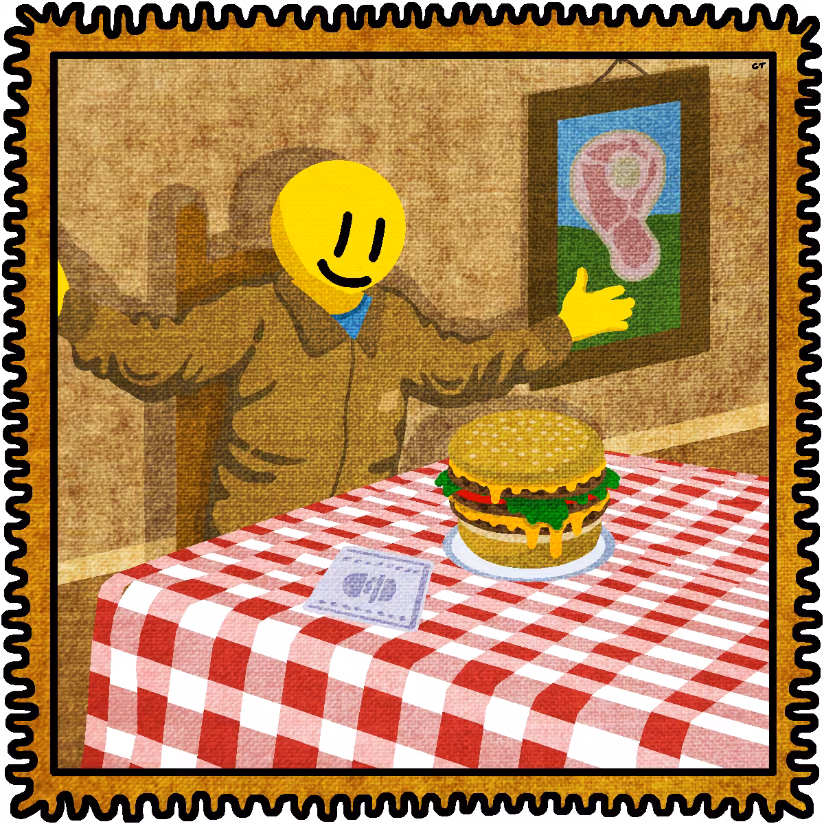 Big Burger Stamp