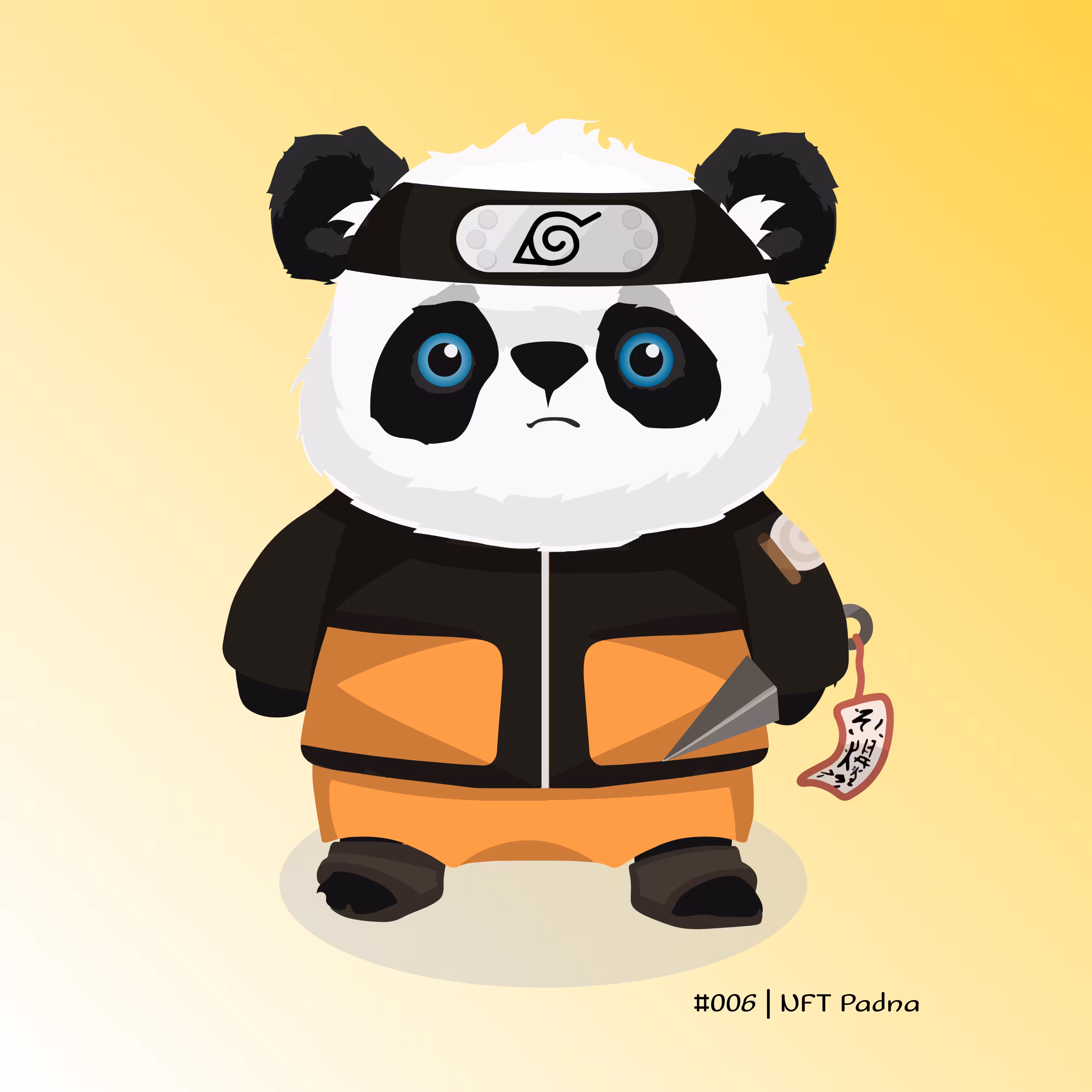 #006 NFT Panda - Pandumaki Naruto