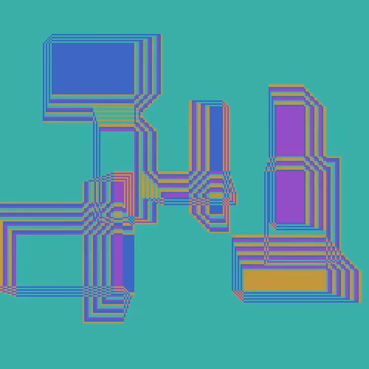 Superimposed Rectangles #74