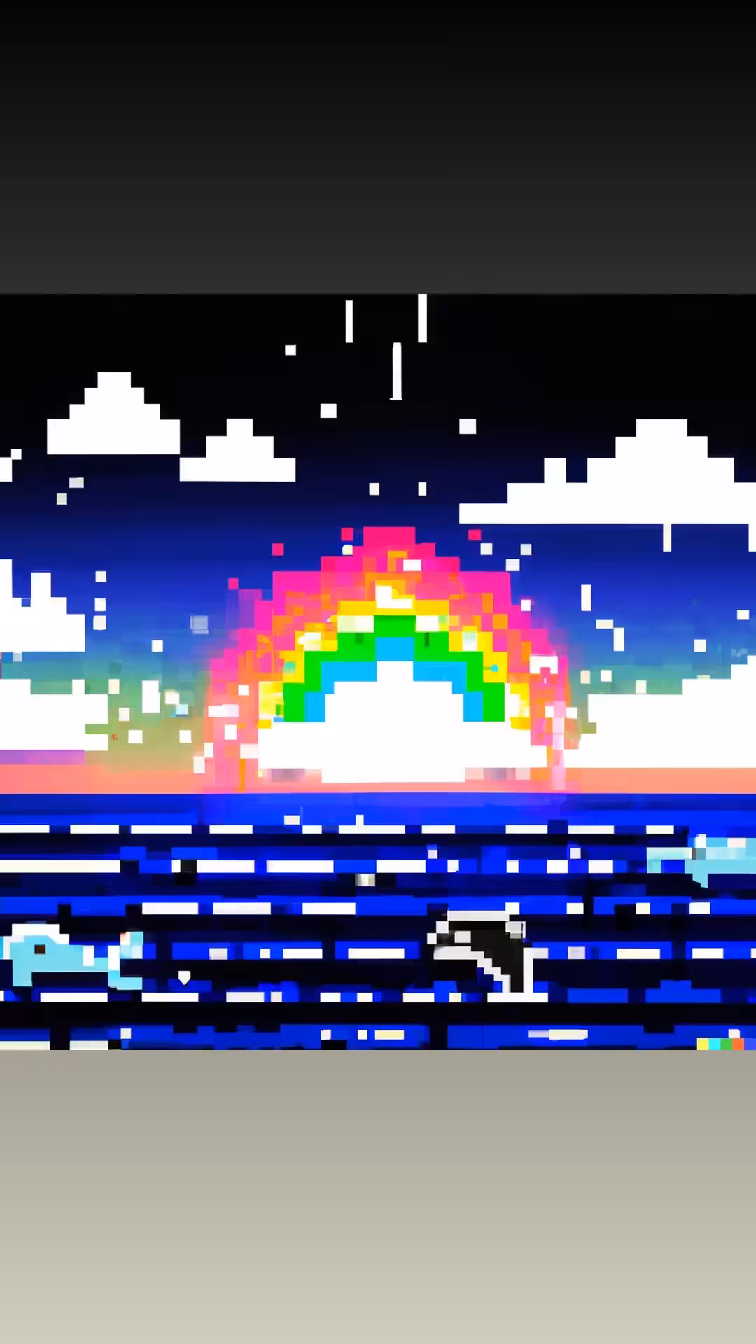 sunrise over an alien ocean 🌅