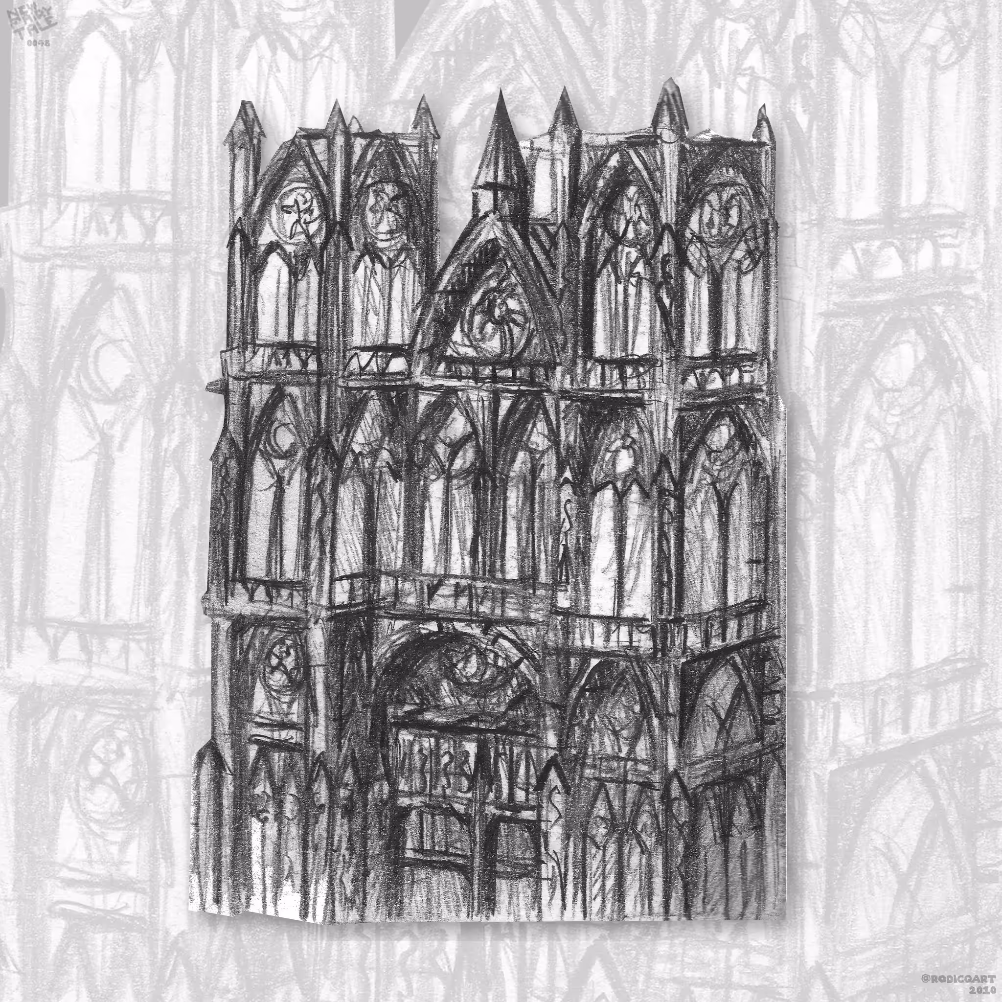 Cathedral in Sketchbook 0048