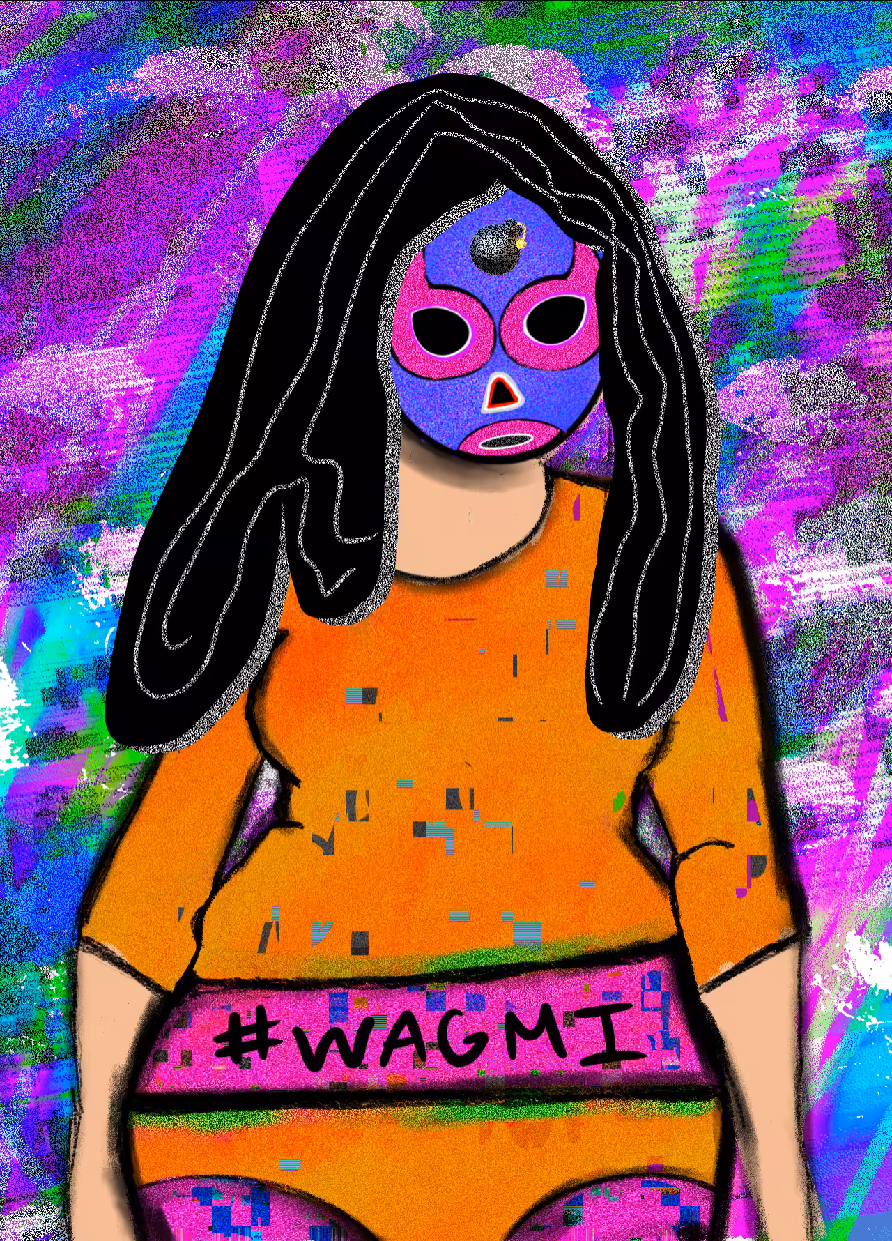 NFT luchadora #17