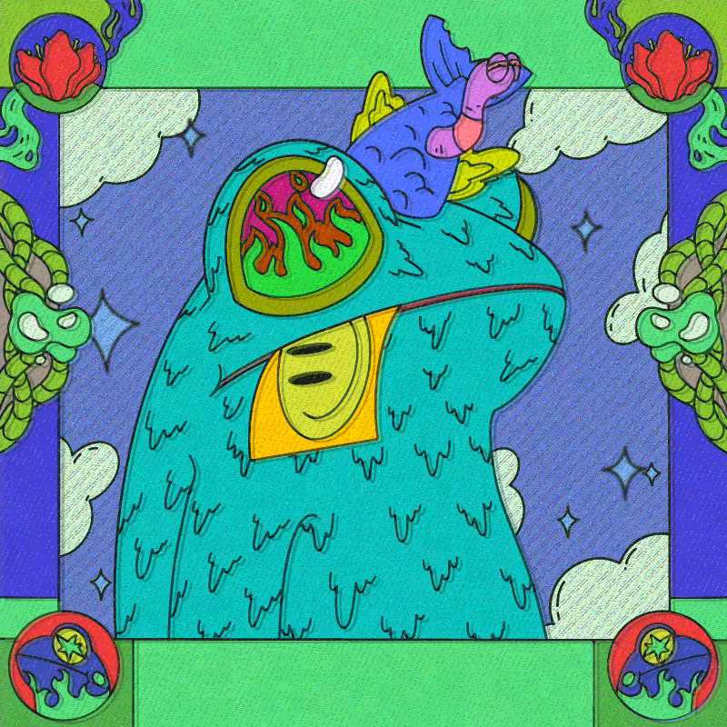 Blue Toad #100