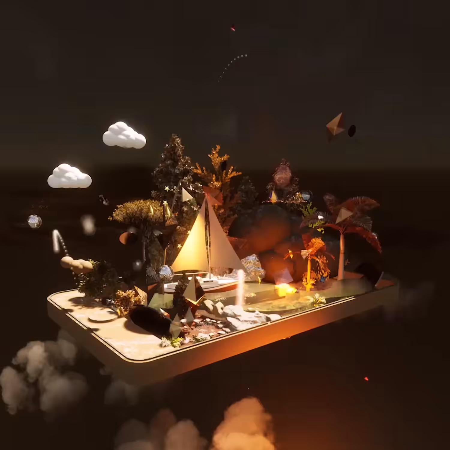 Brown Garden on your Phone
