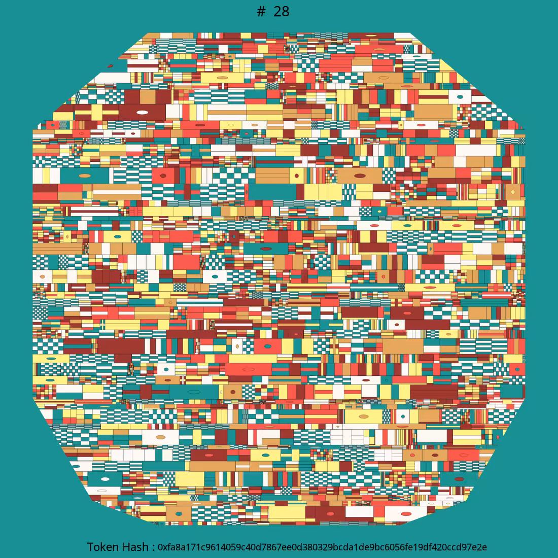 Abstracte Raster:The last piece #28