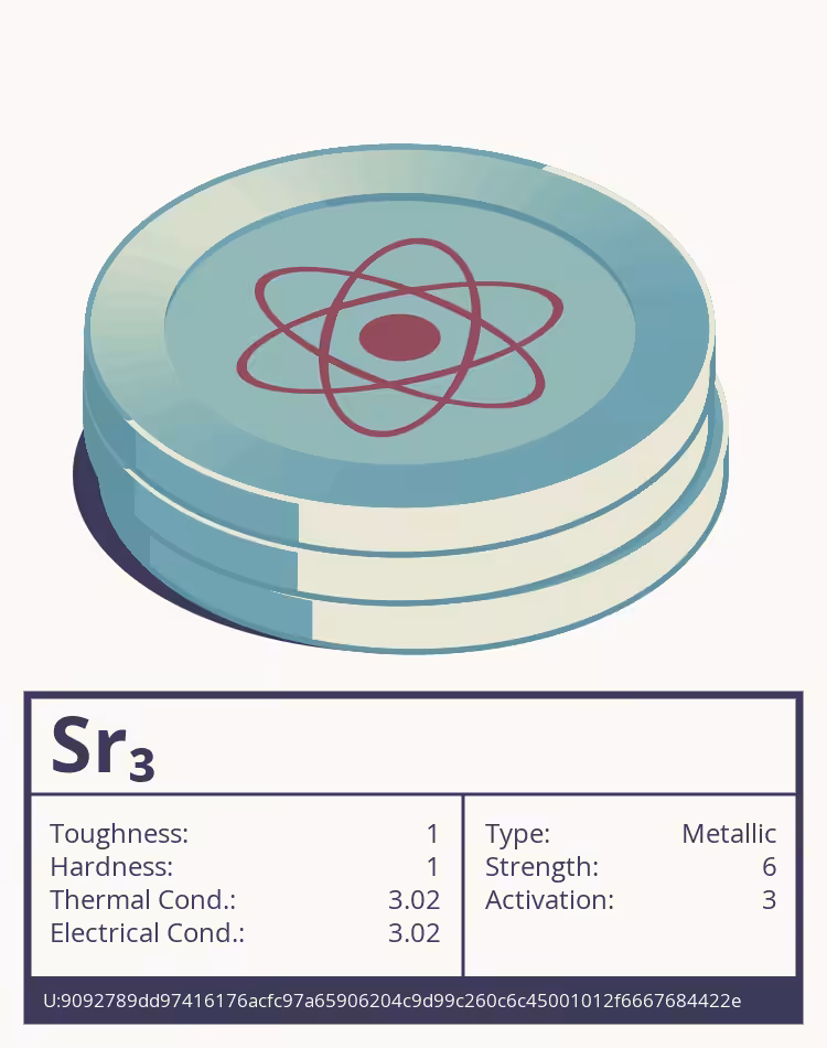 Sr₃ molecule