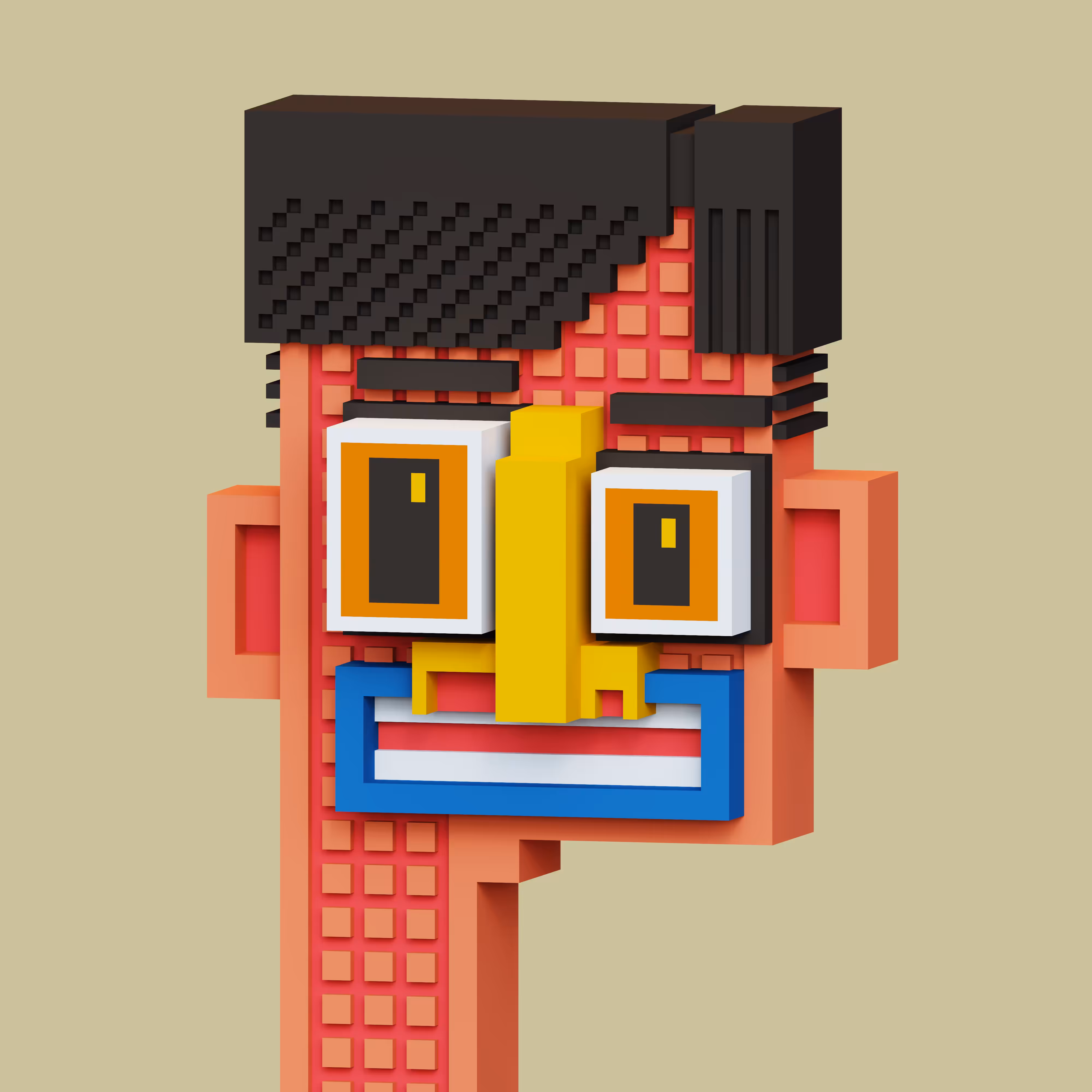 Pop Cubism Voxel 46