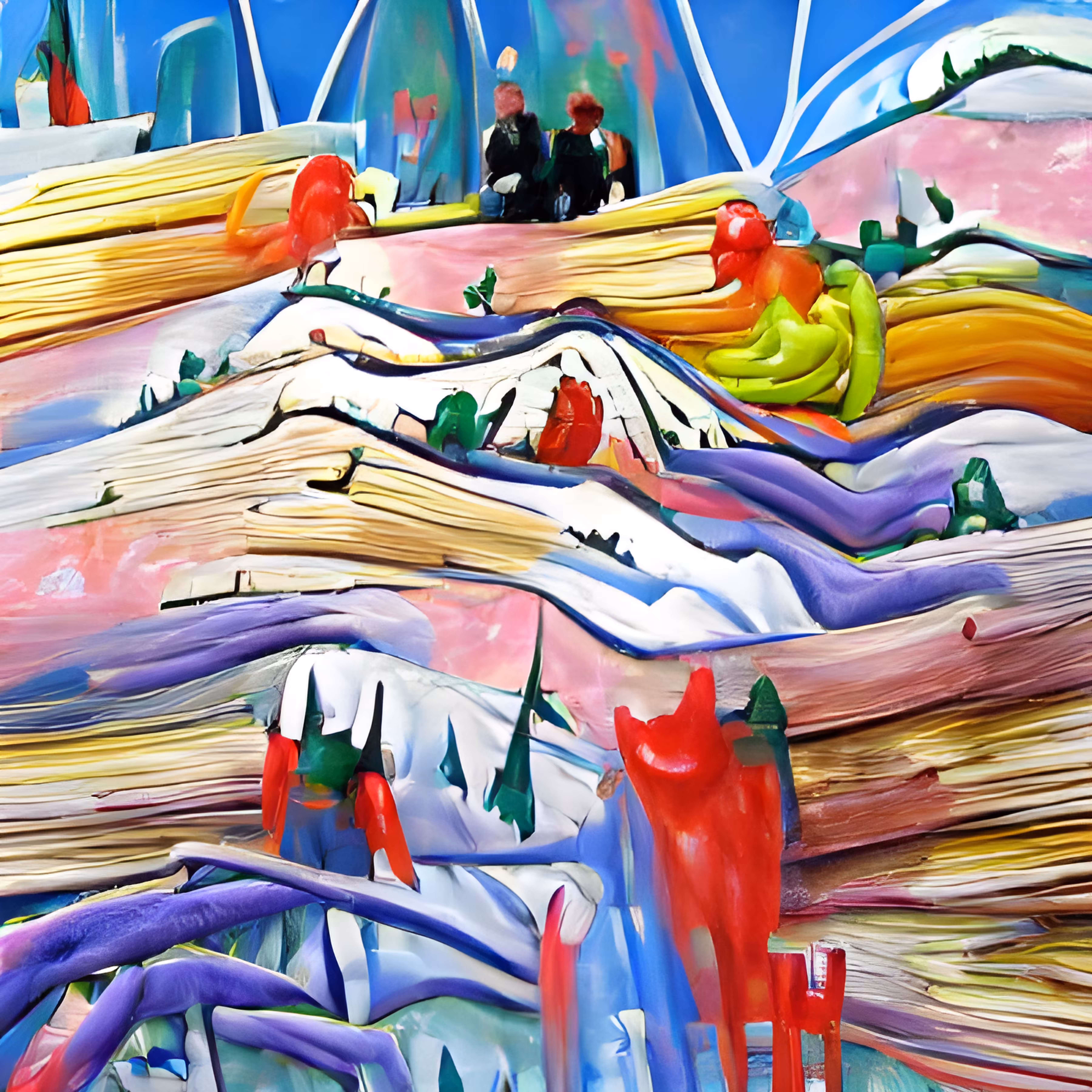 Christmasy Mountains