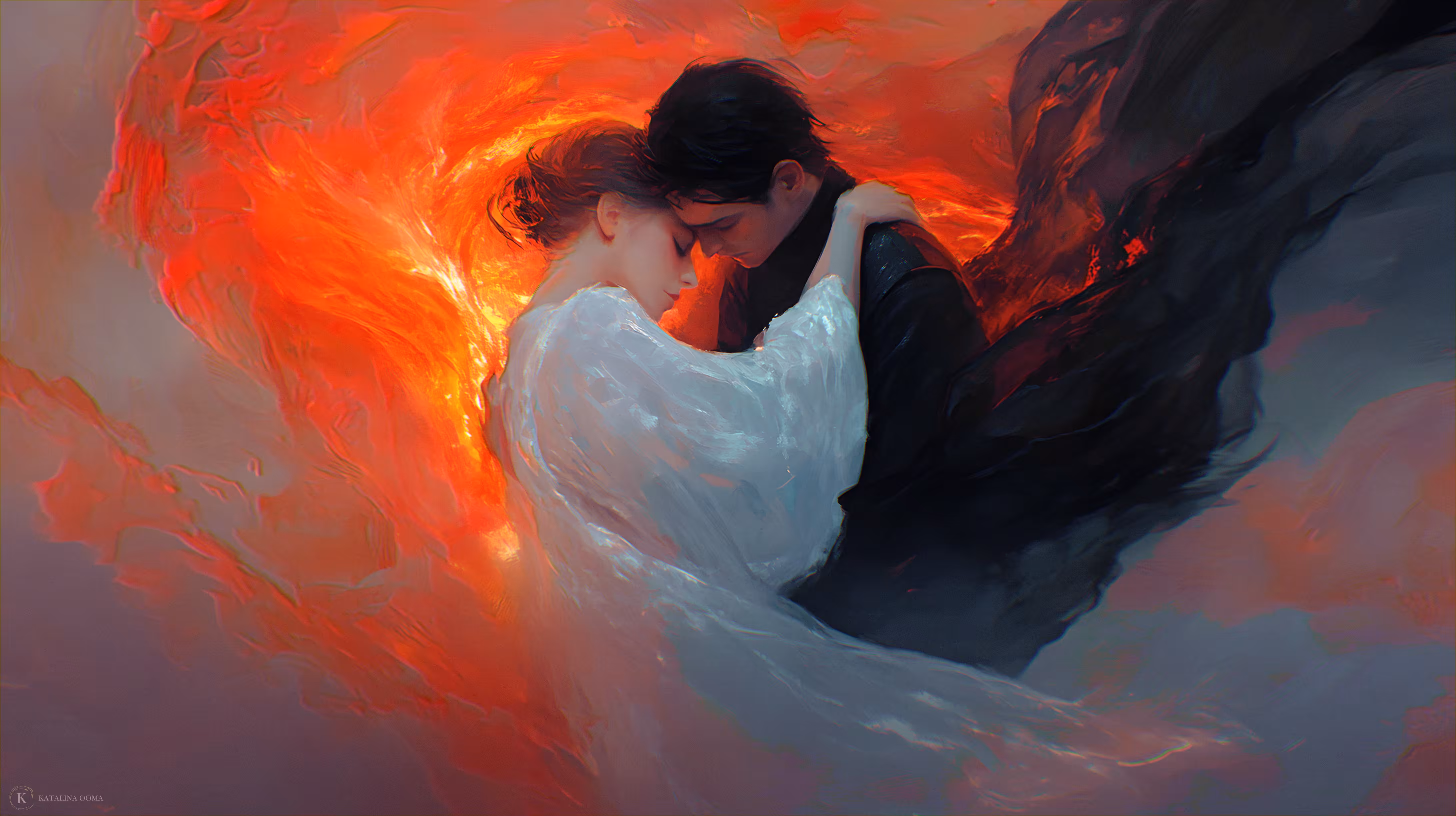 Fiery embrace