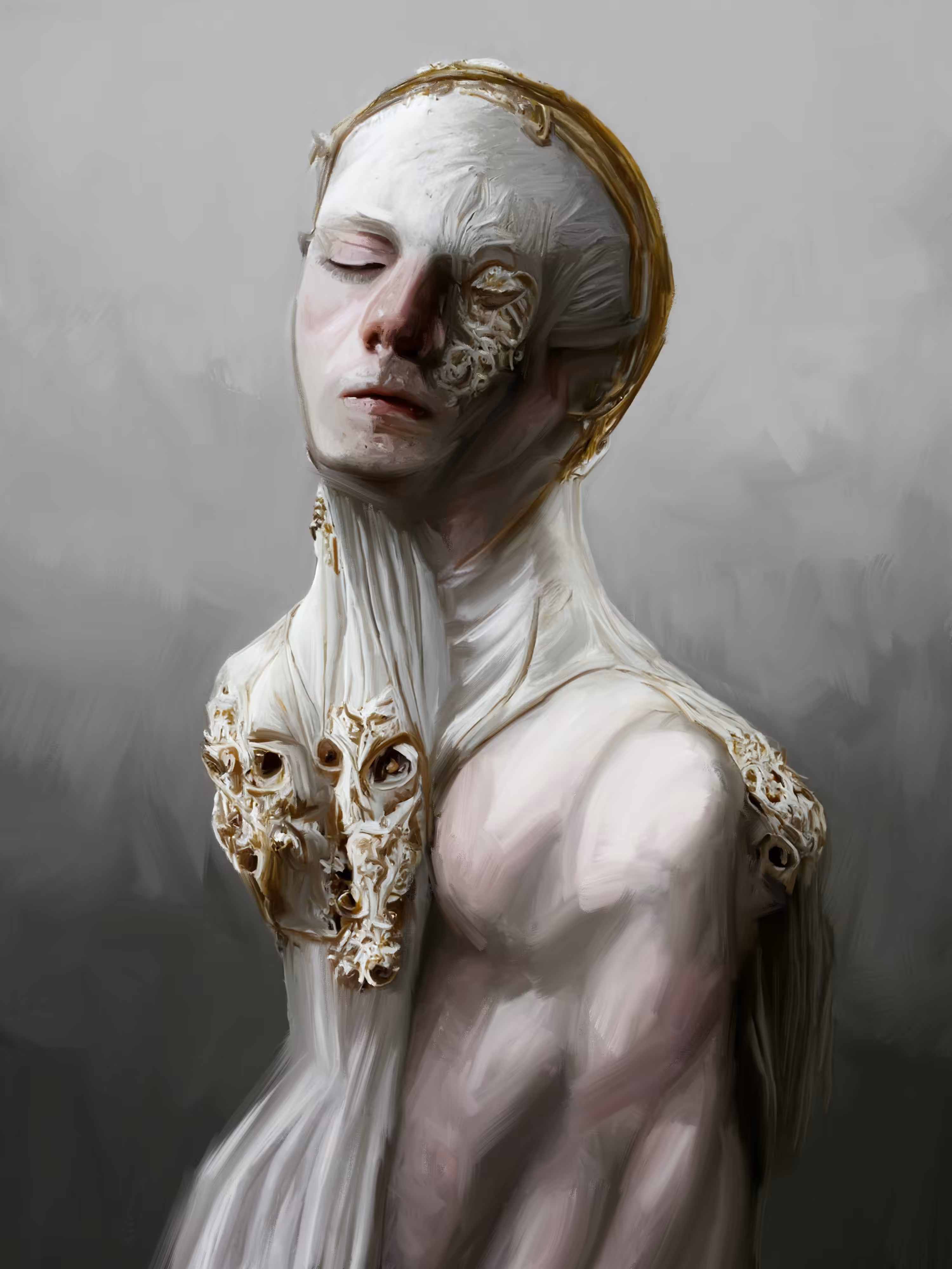 Melancholy on Ivory Skin