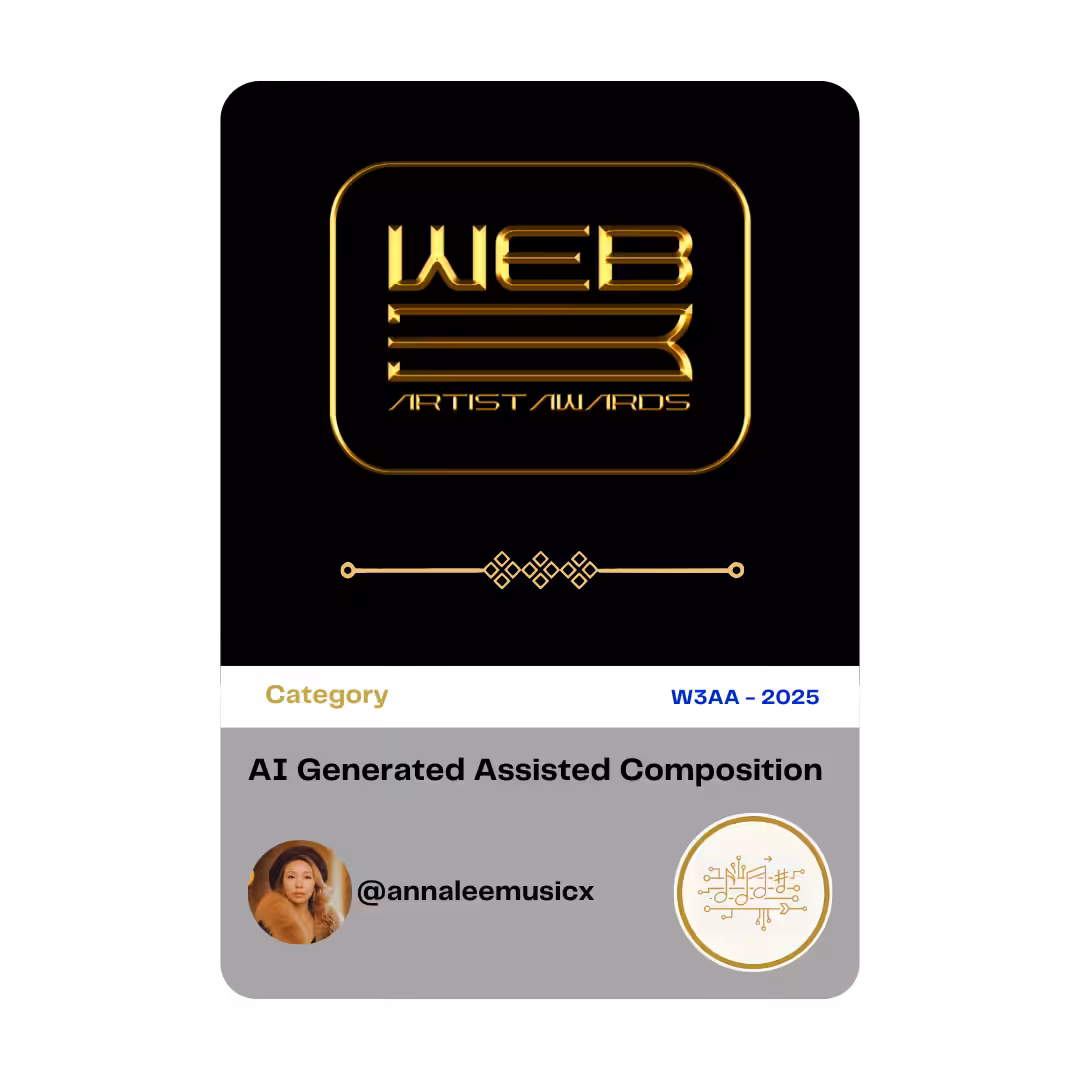 Award 18 - AI Generated Assisted Composition - @annaleemusicx