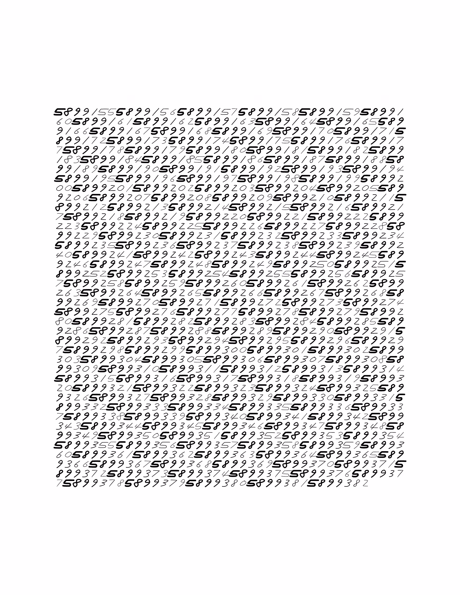 Endless (5,607,250 to Infinity) #994