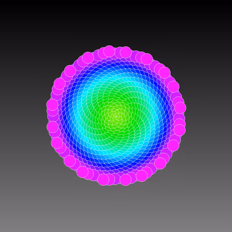 RAINBOW FLOWERS #9