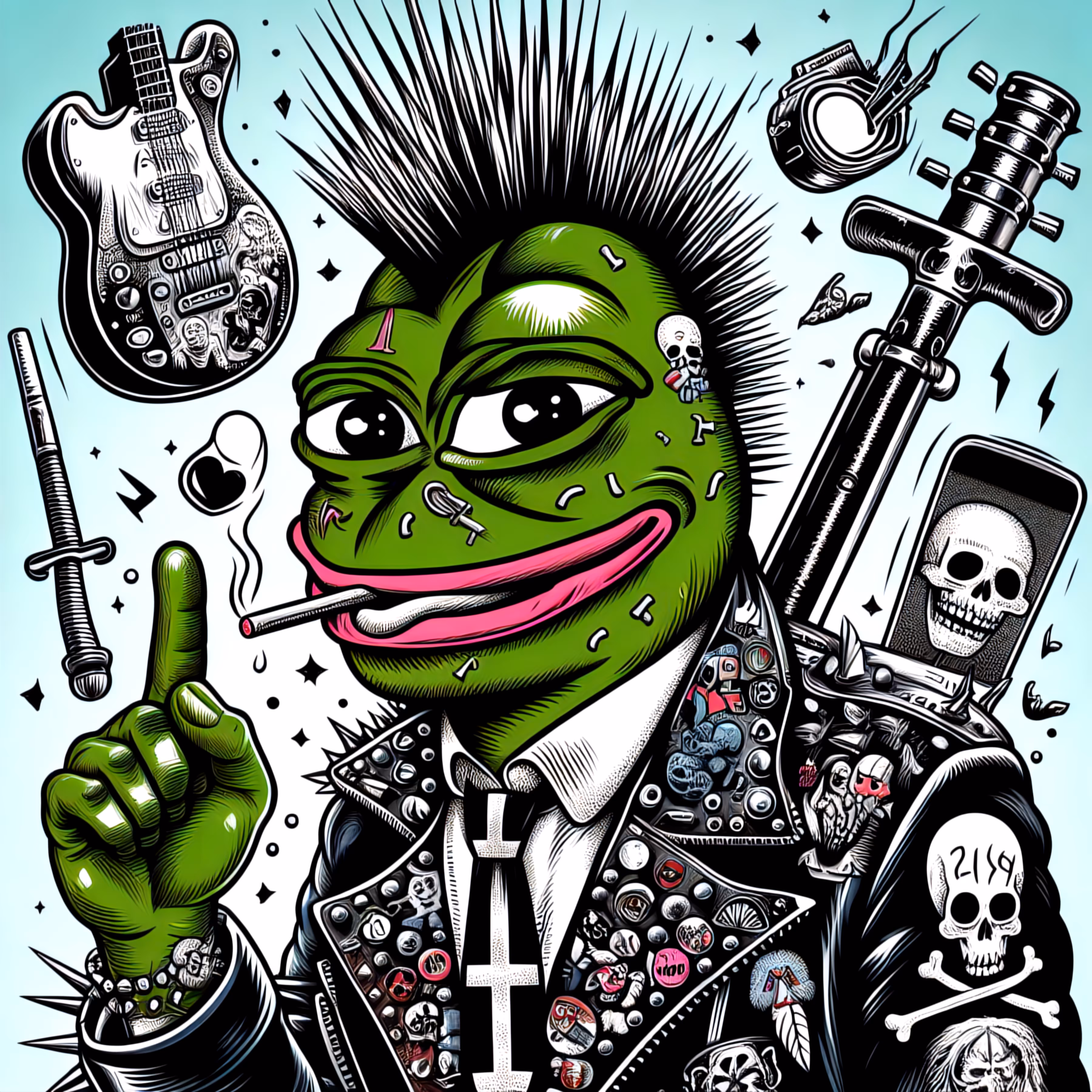 Pepe The Ex Punk Star