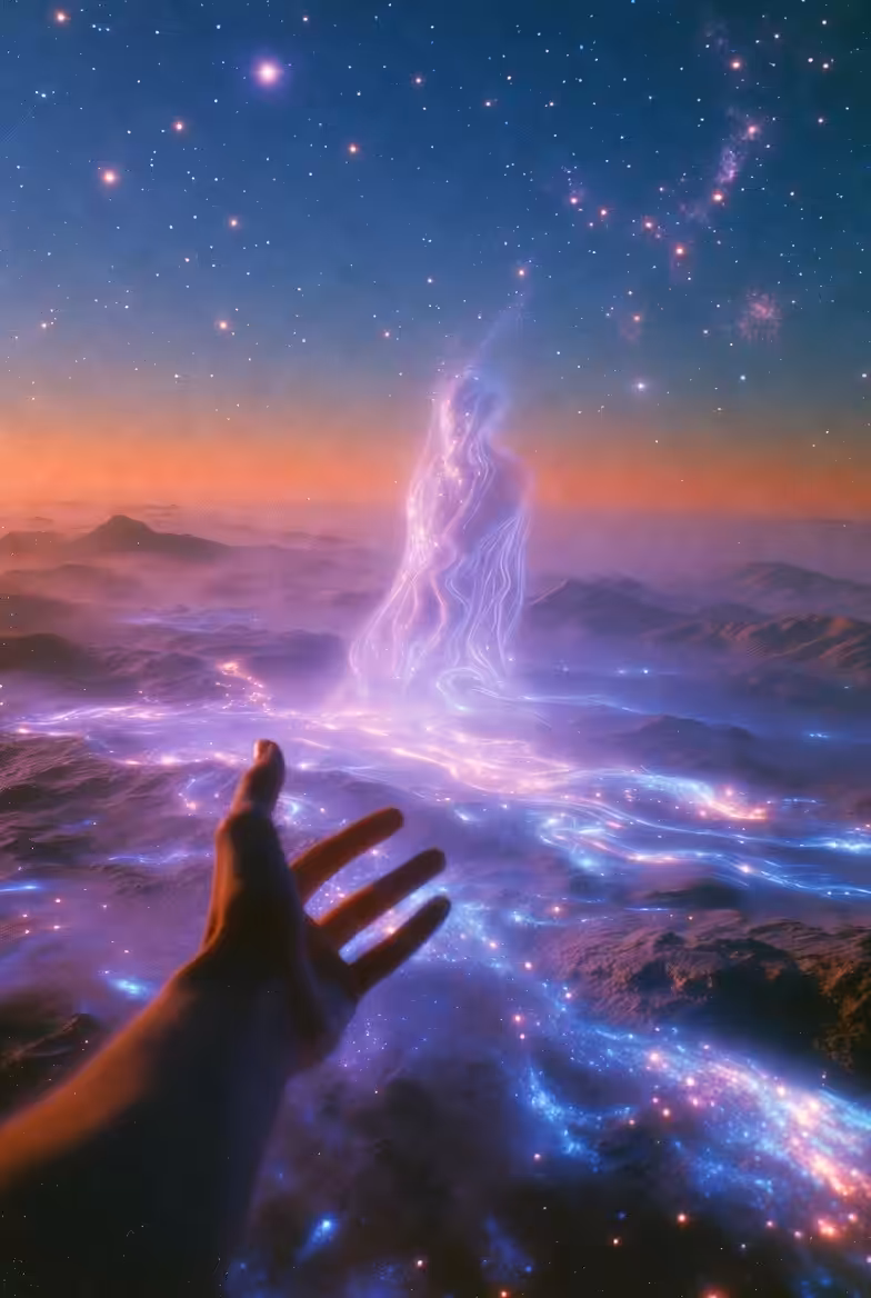 Continuous flow of light