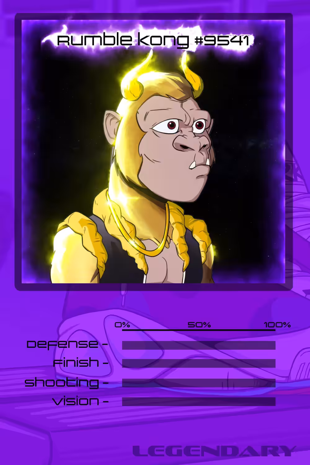Rumble Kong #9541 Card - LEGENDARY