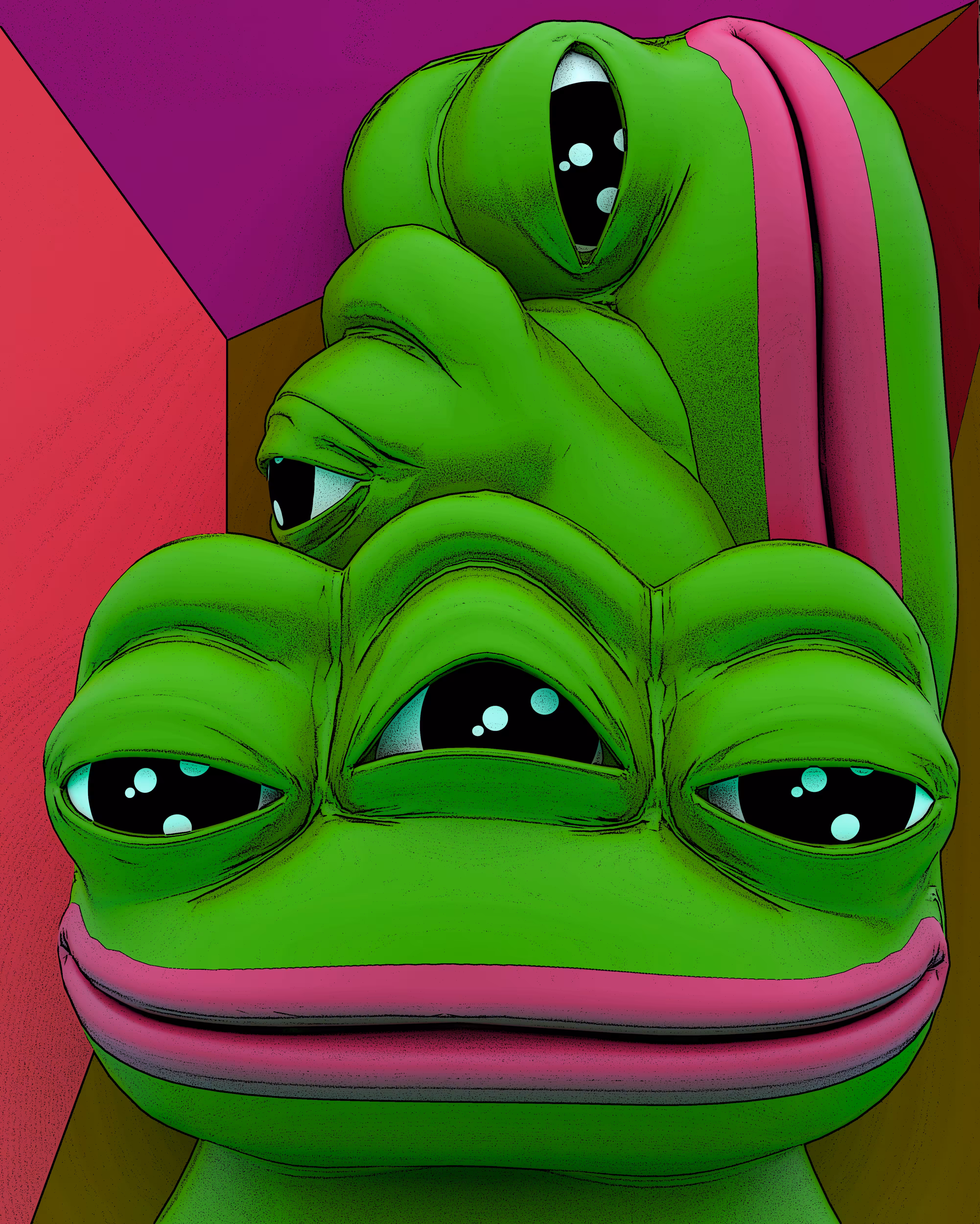 Cubism Pepe Art # 2