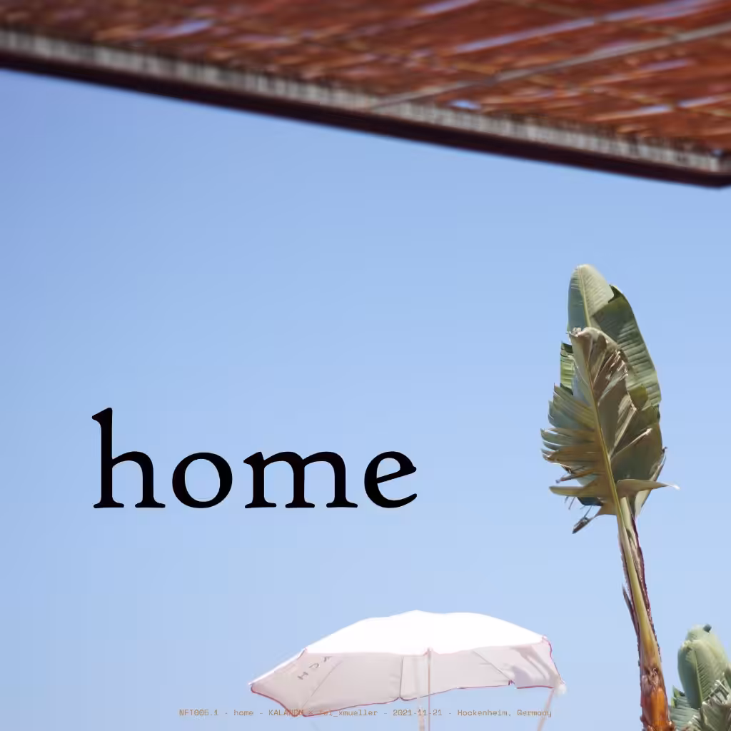 home (w/ @fel_xmueller)