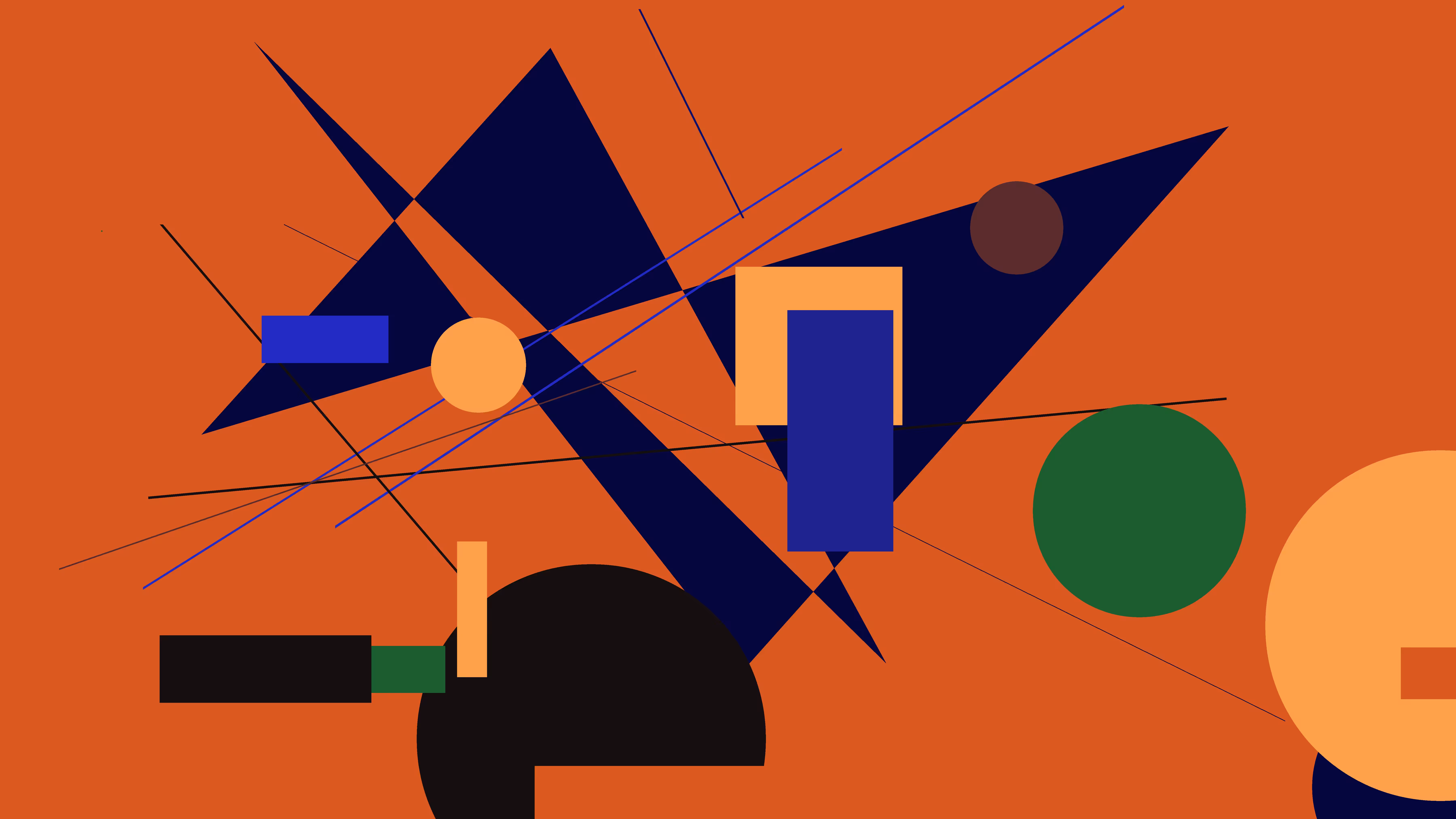 Abstract art. Dispute.
