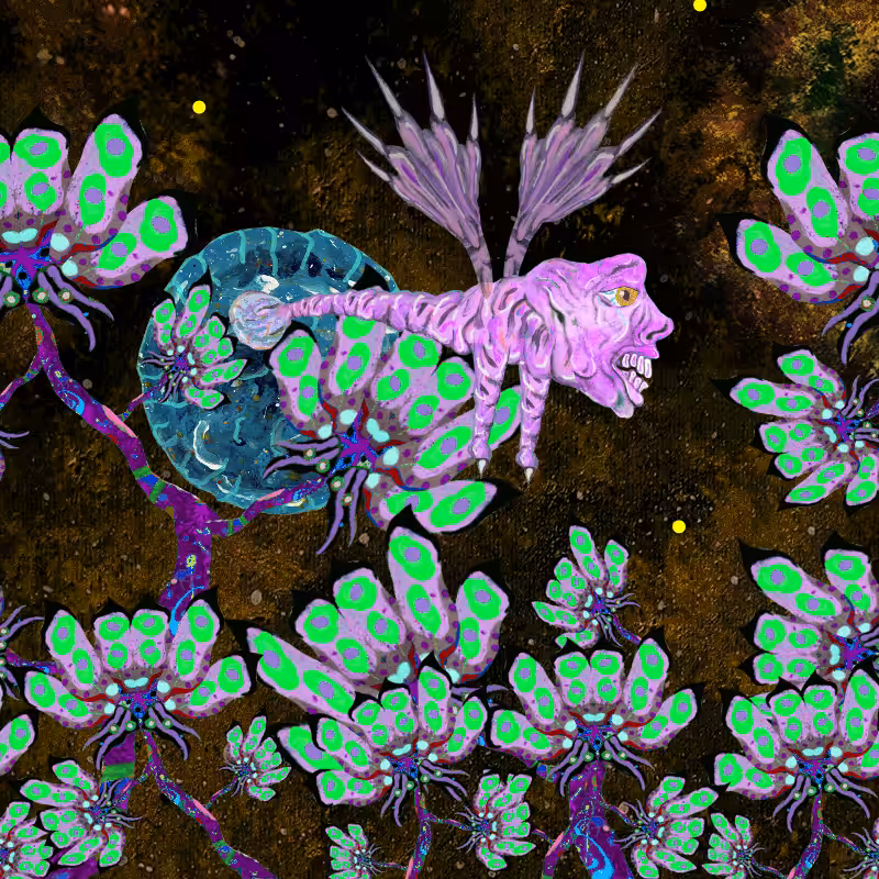 Fireflies and Flower Gardens #199
