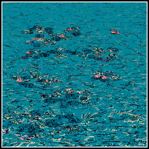 Polluted water lilies #28