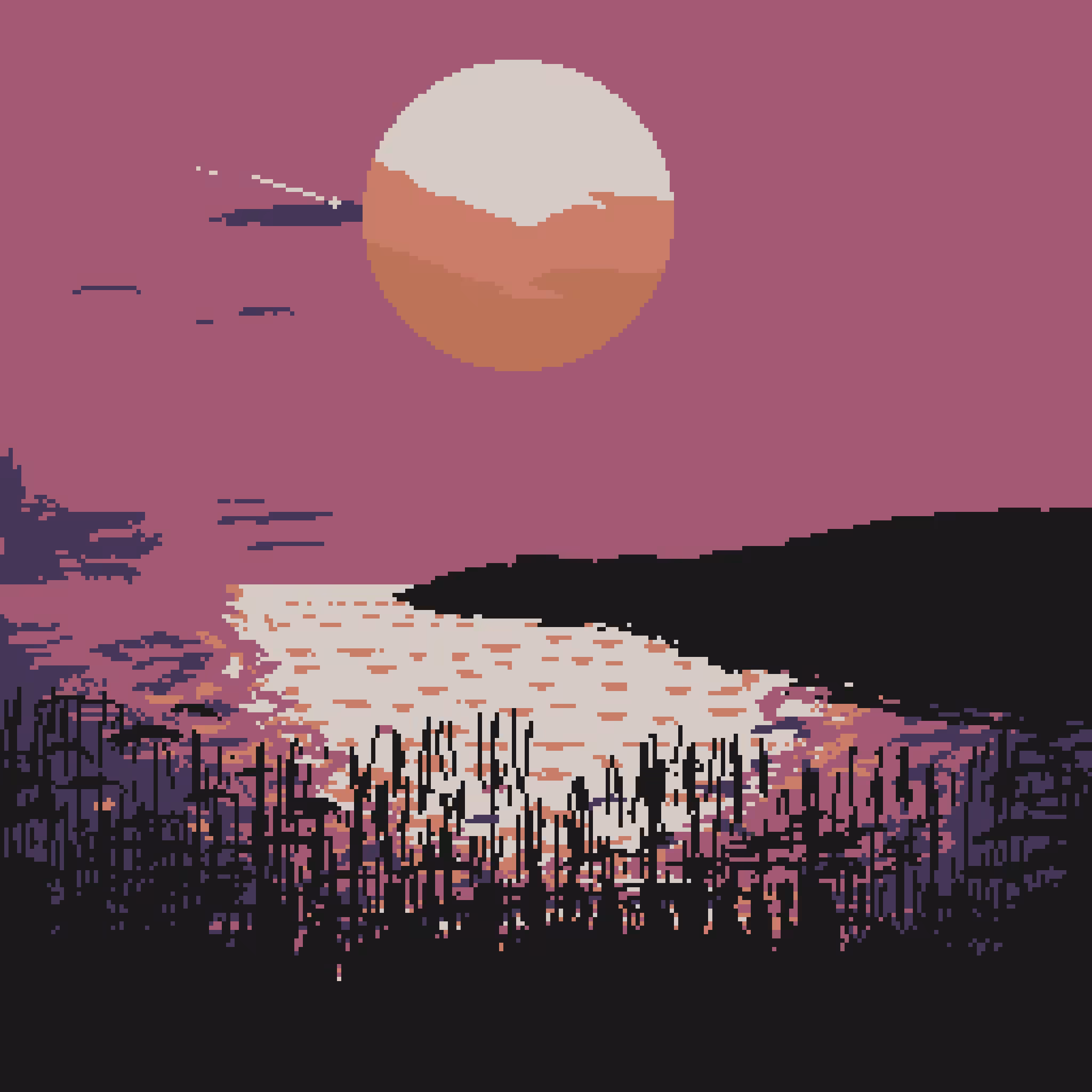 Pixel Sunset #20